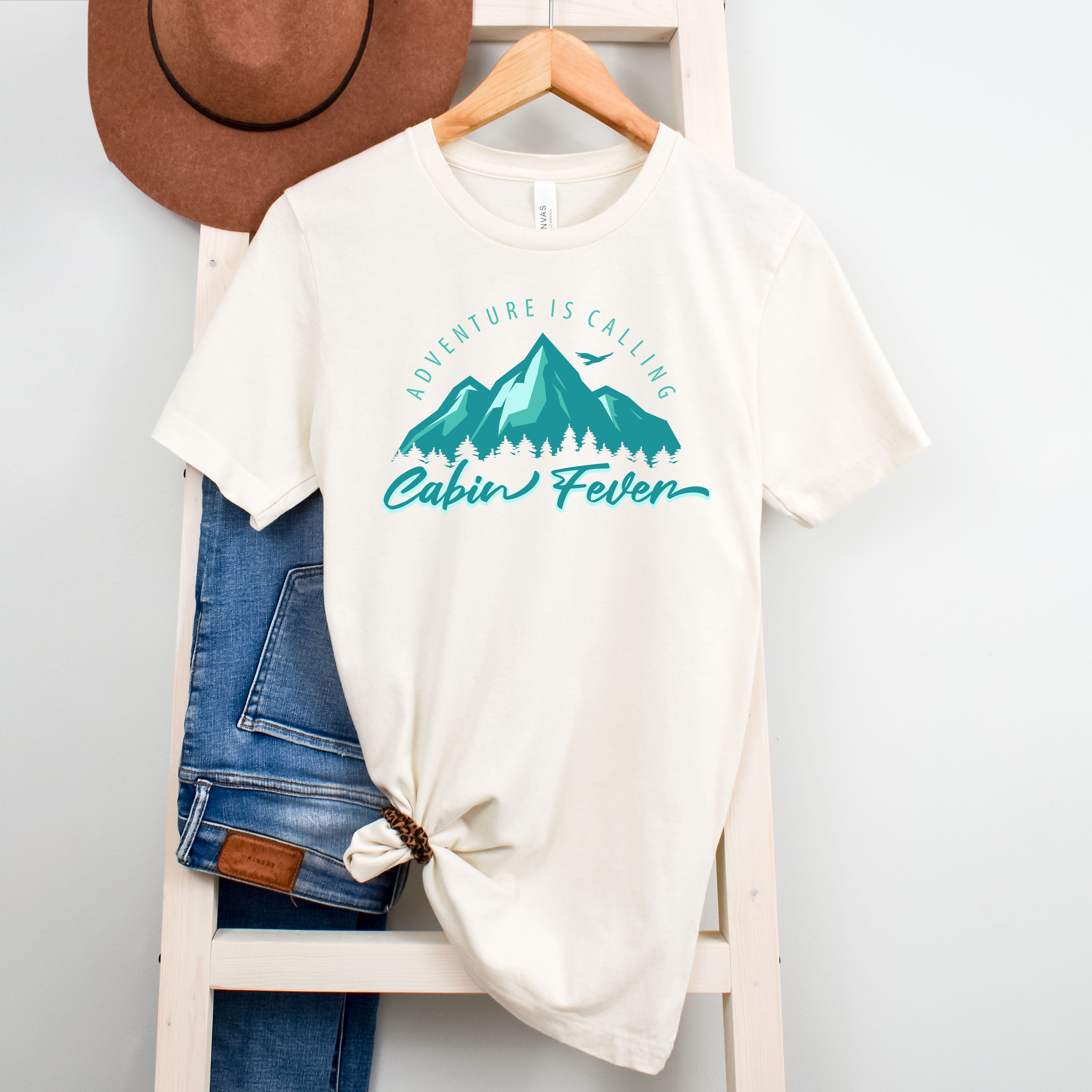 Cabin Fever Mountains | Short Sleeve Crew Neck