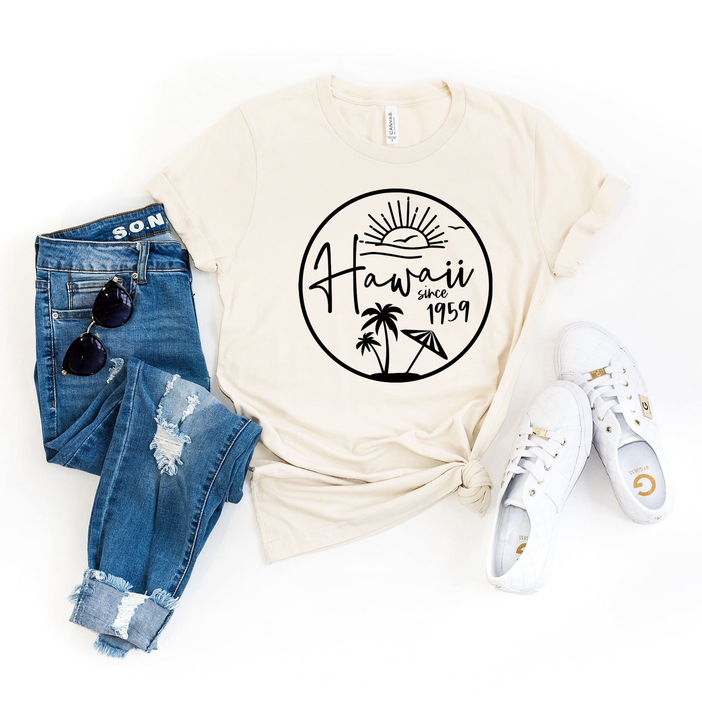 Hawaii Since 1959 | Short Sleeve Crew Neck