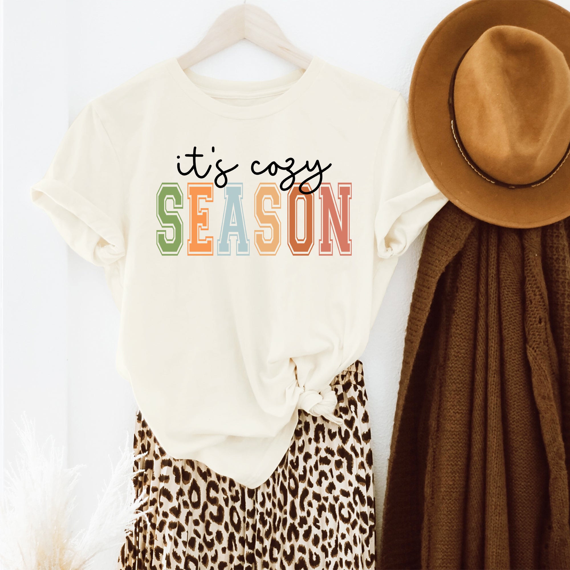 It's Cozy Season | Short Sleeve Crew Neck