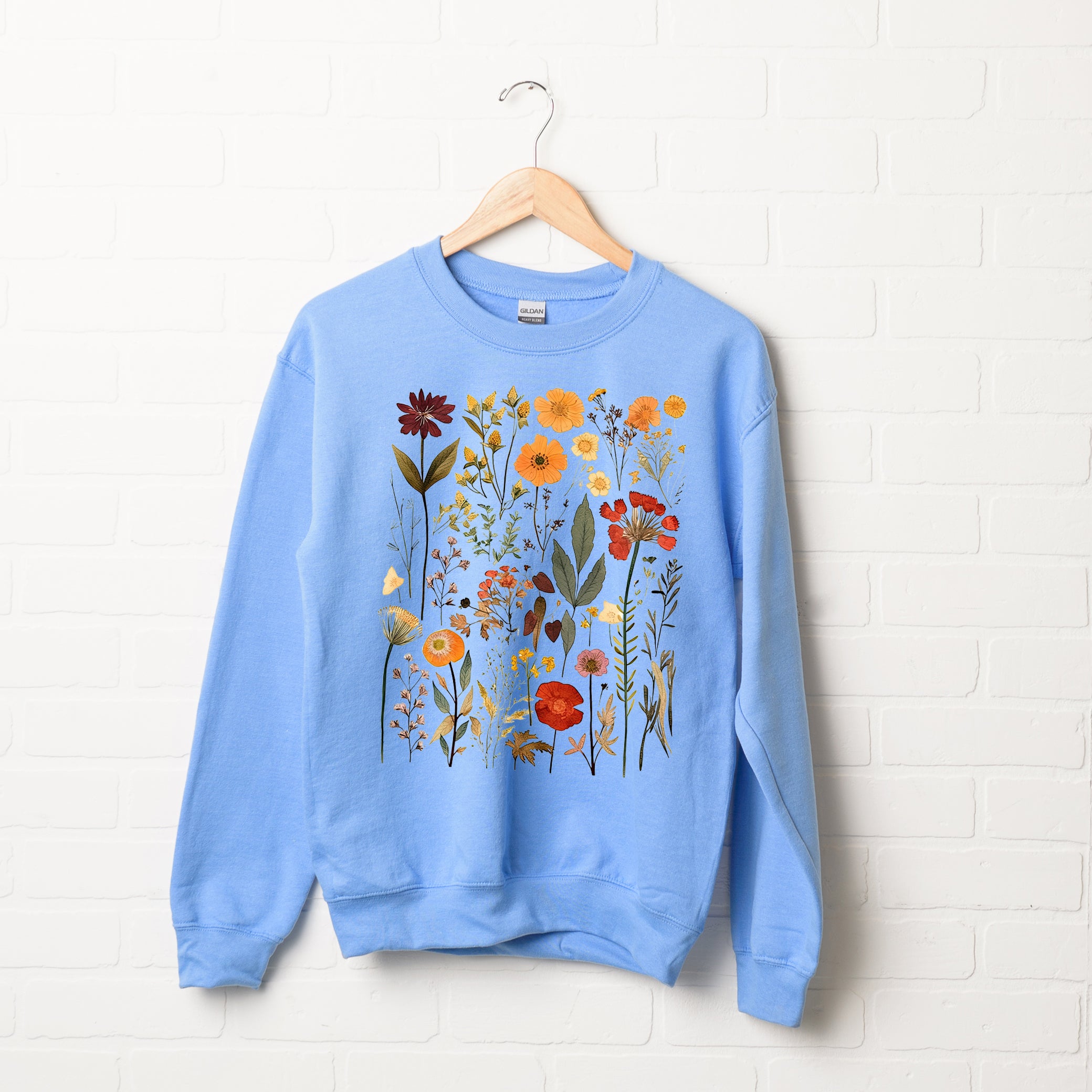 Vintage Pressed Flowers | Sweatshirt