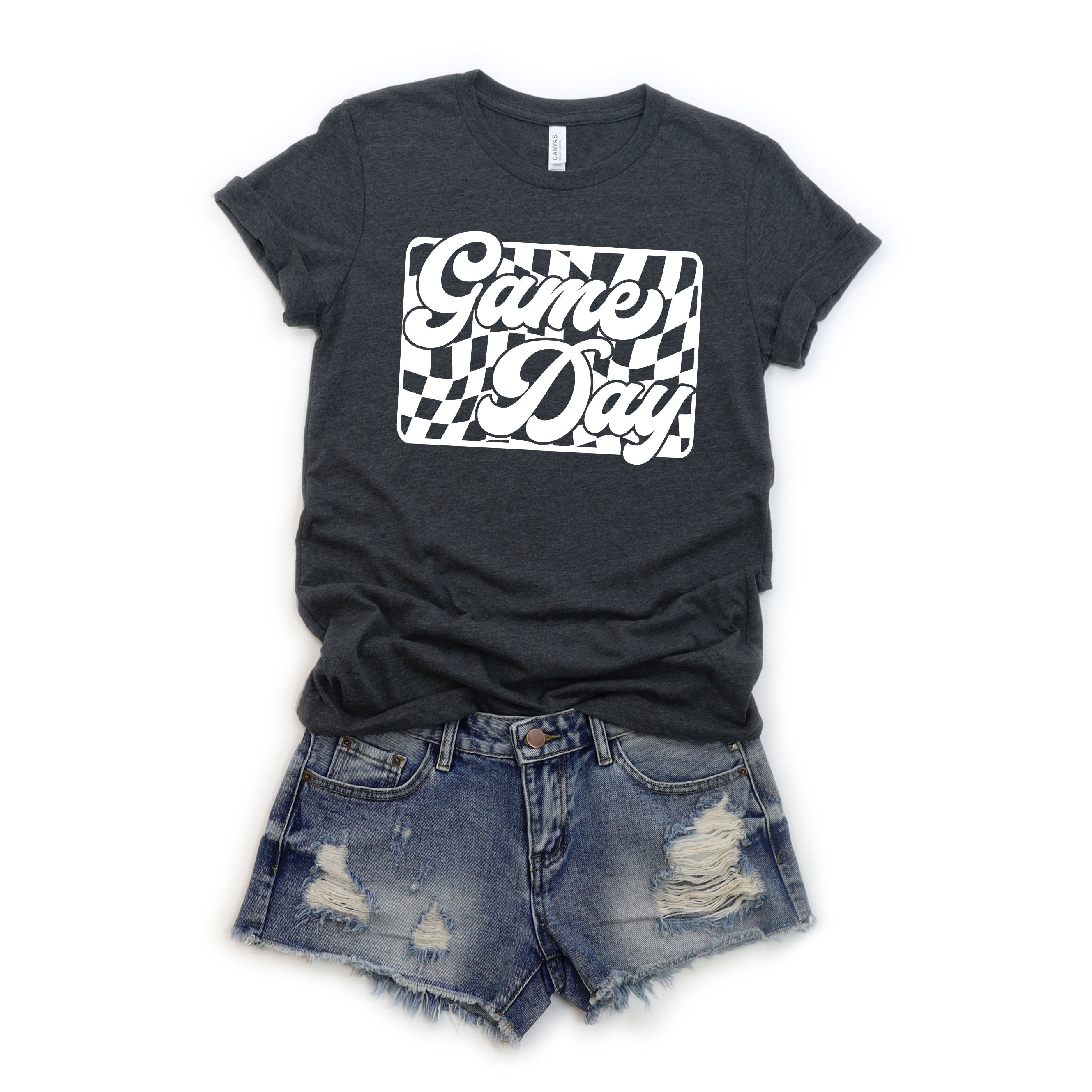 Game Day Checkered | Short Sleeve Graphic Tee