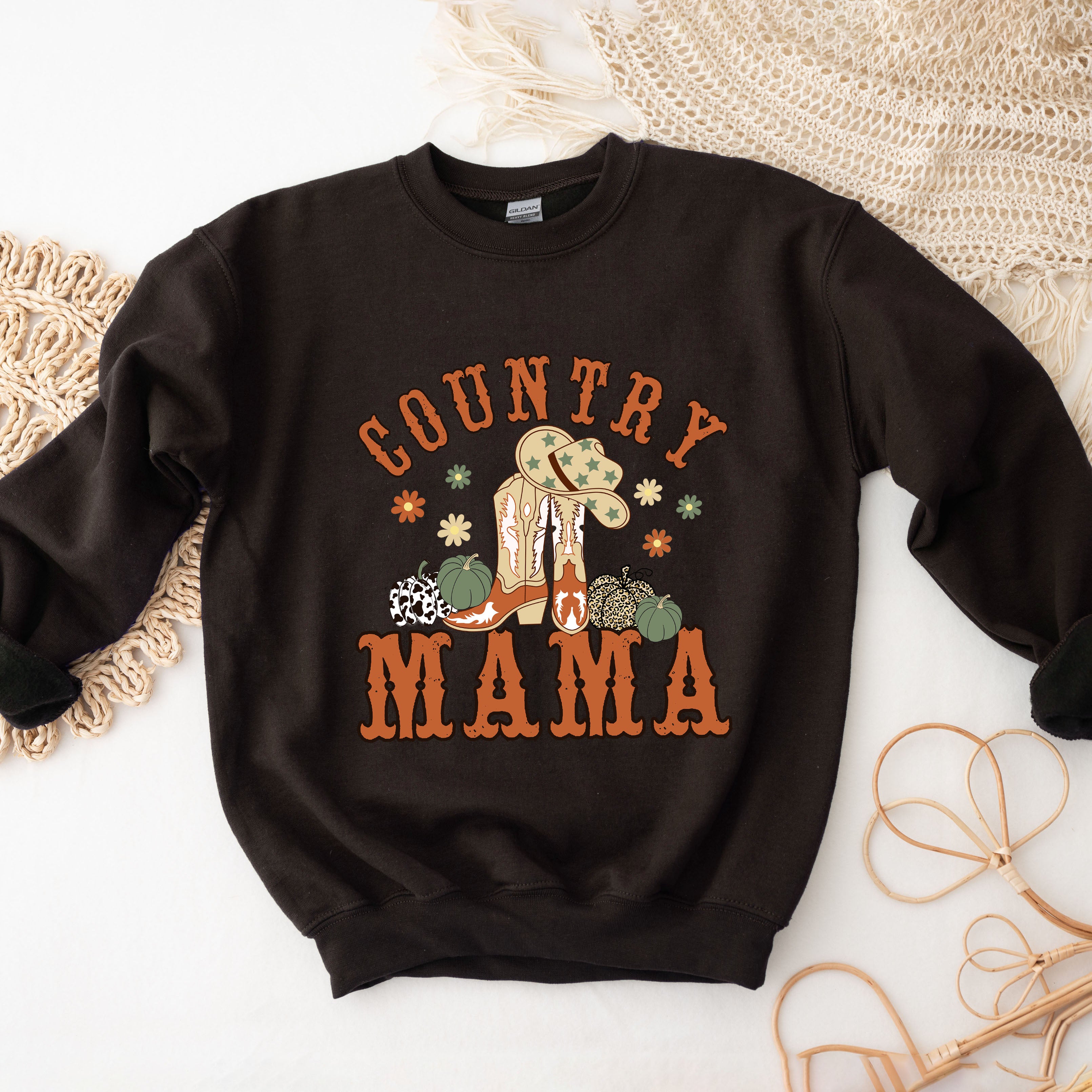 Country Mama Boots | Sweatshirt