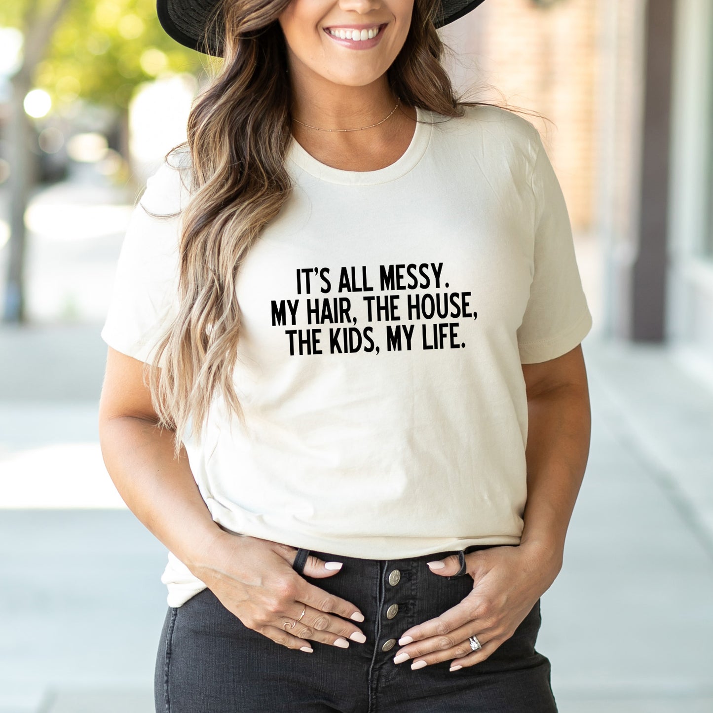 It's All Messy | Short Sleeve Graphic Tee