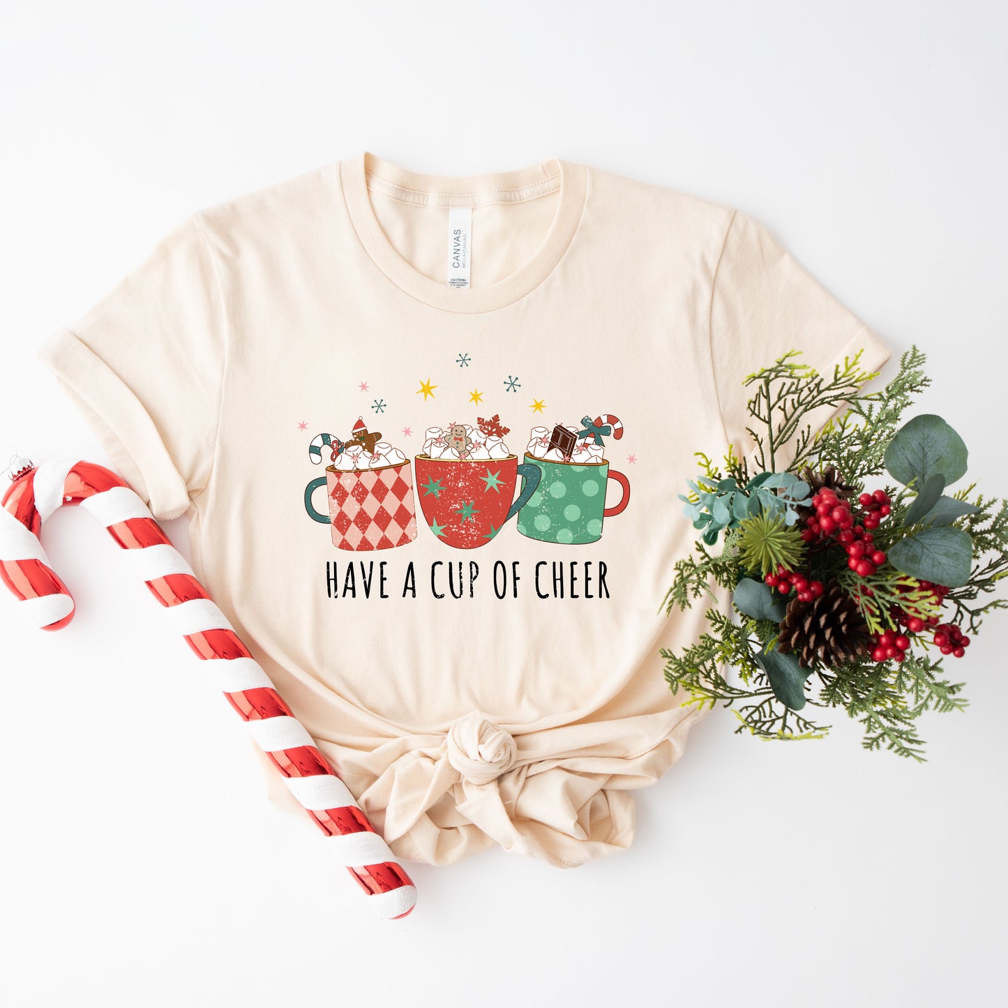 Have A Cup of Cheer | Short Sleeve Crew Neck