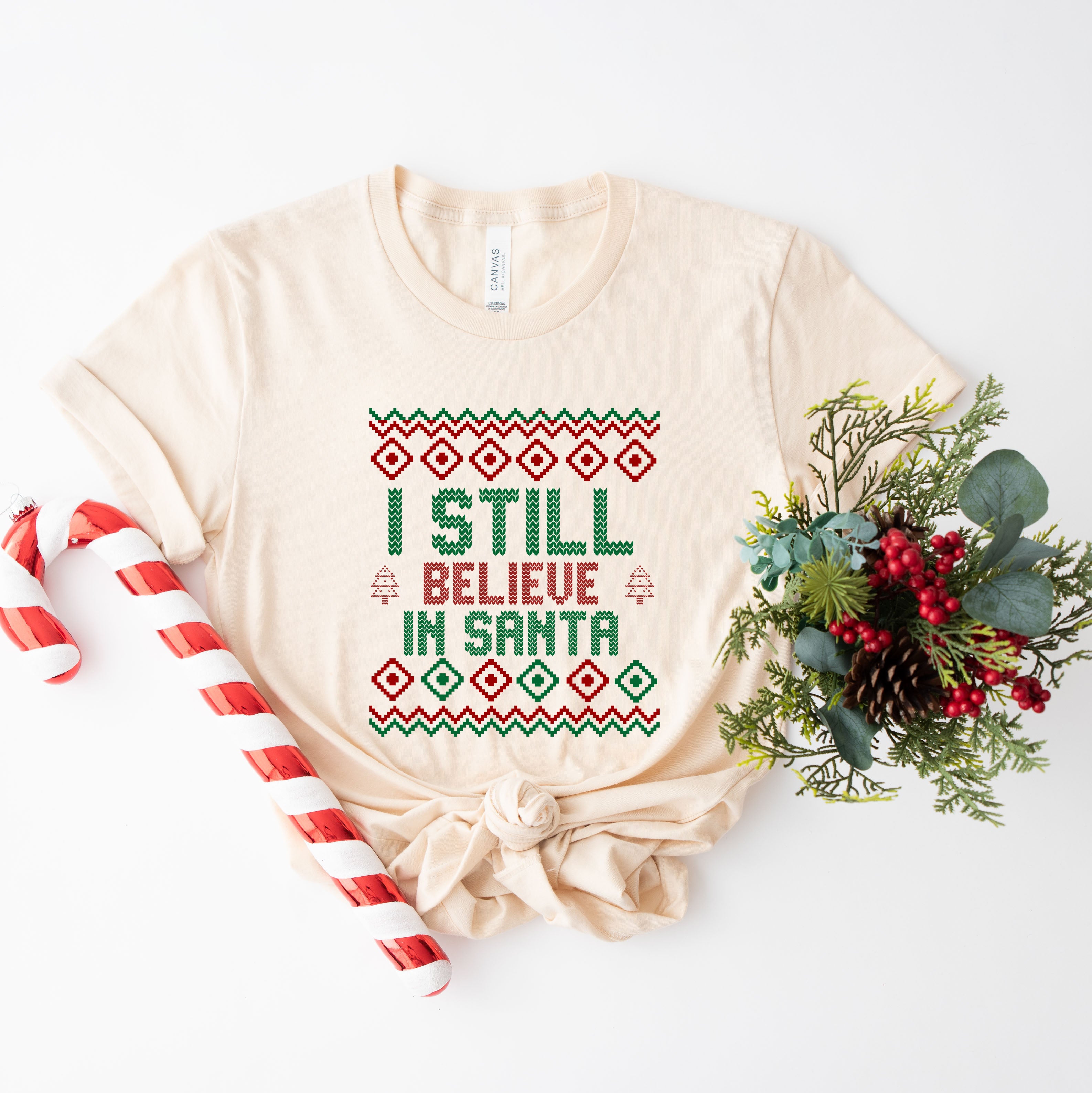 I Still Believe in Santa | Short Sleeve Crew Neck