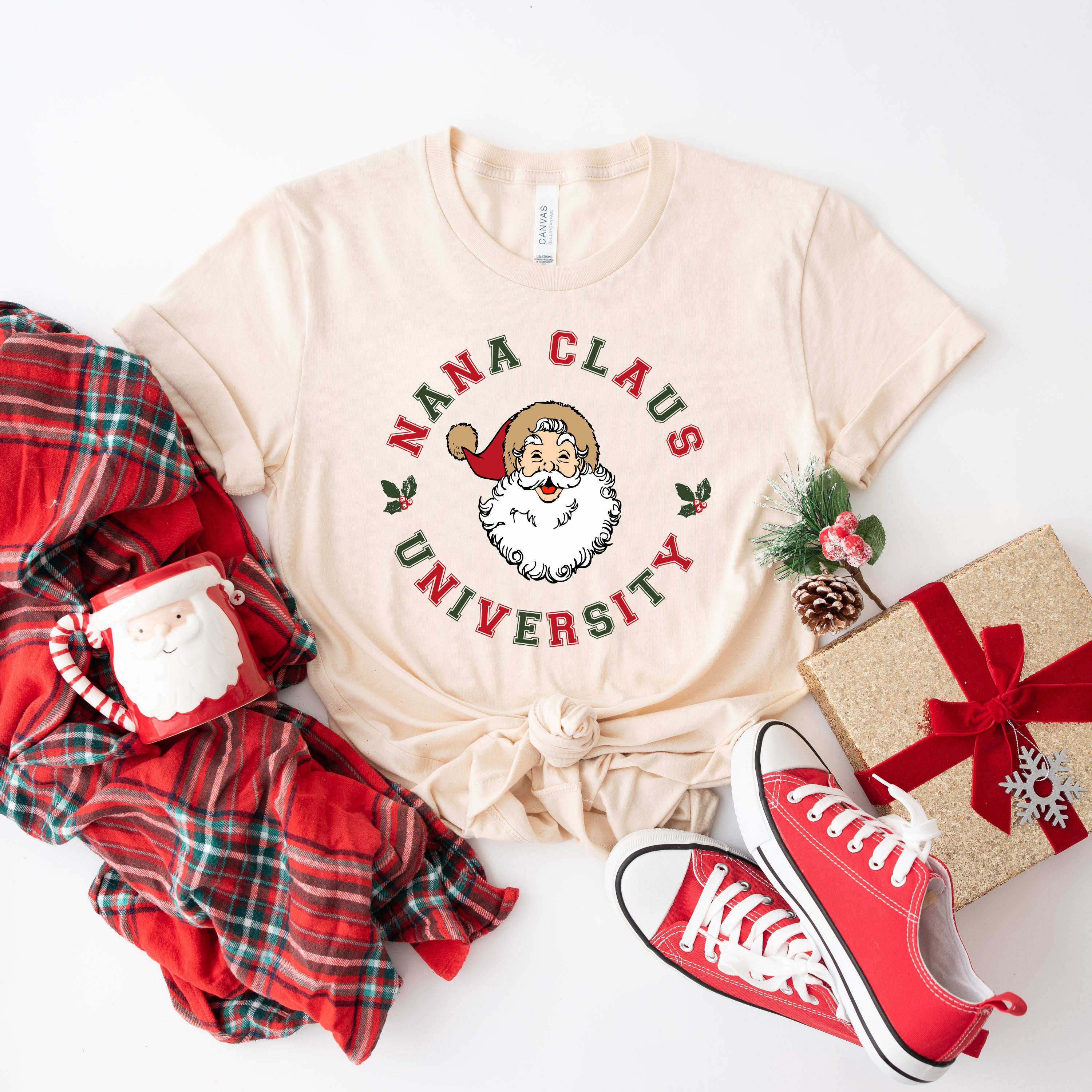 Nana Claus Circle | Short Sleeve Crew Neck
