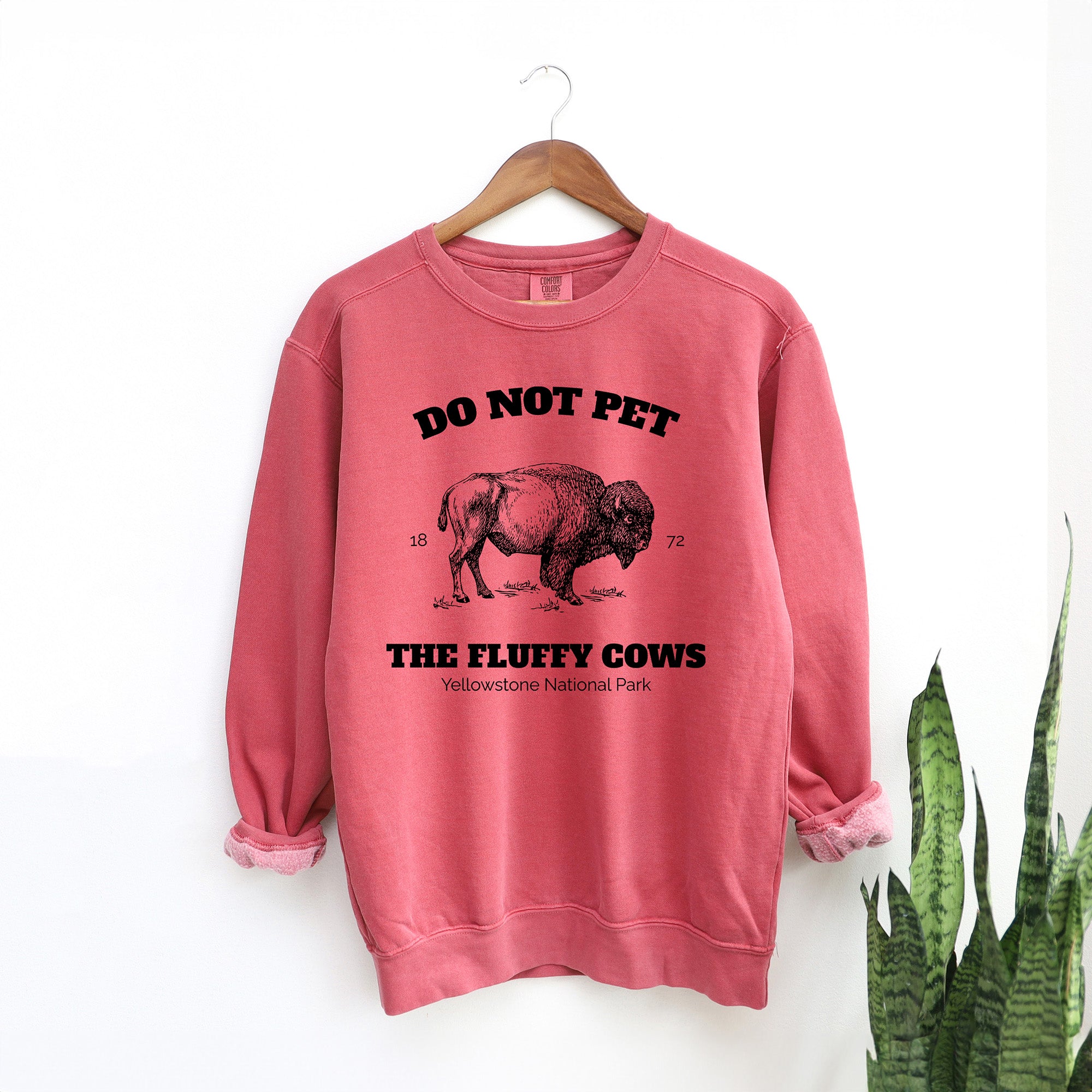 Yellowstone Fluffy Cows | Garment Dyed Sweatshirt