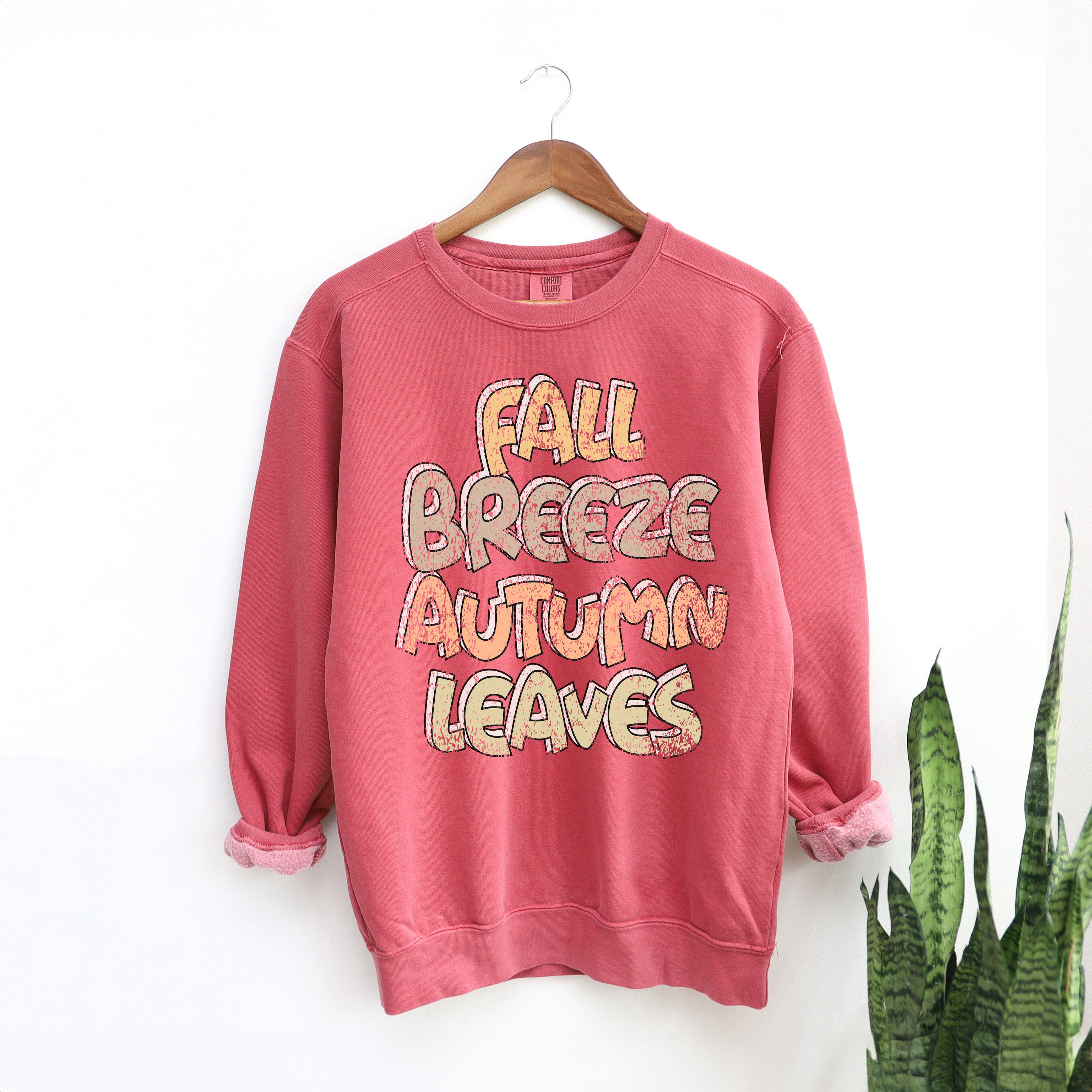Fall Breeze Autumn Leaves | Garment Dyed Sweatshirt
