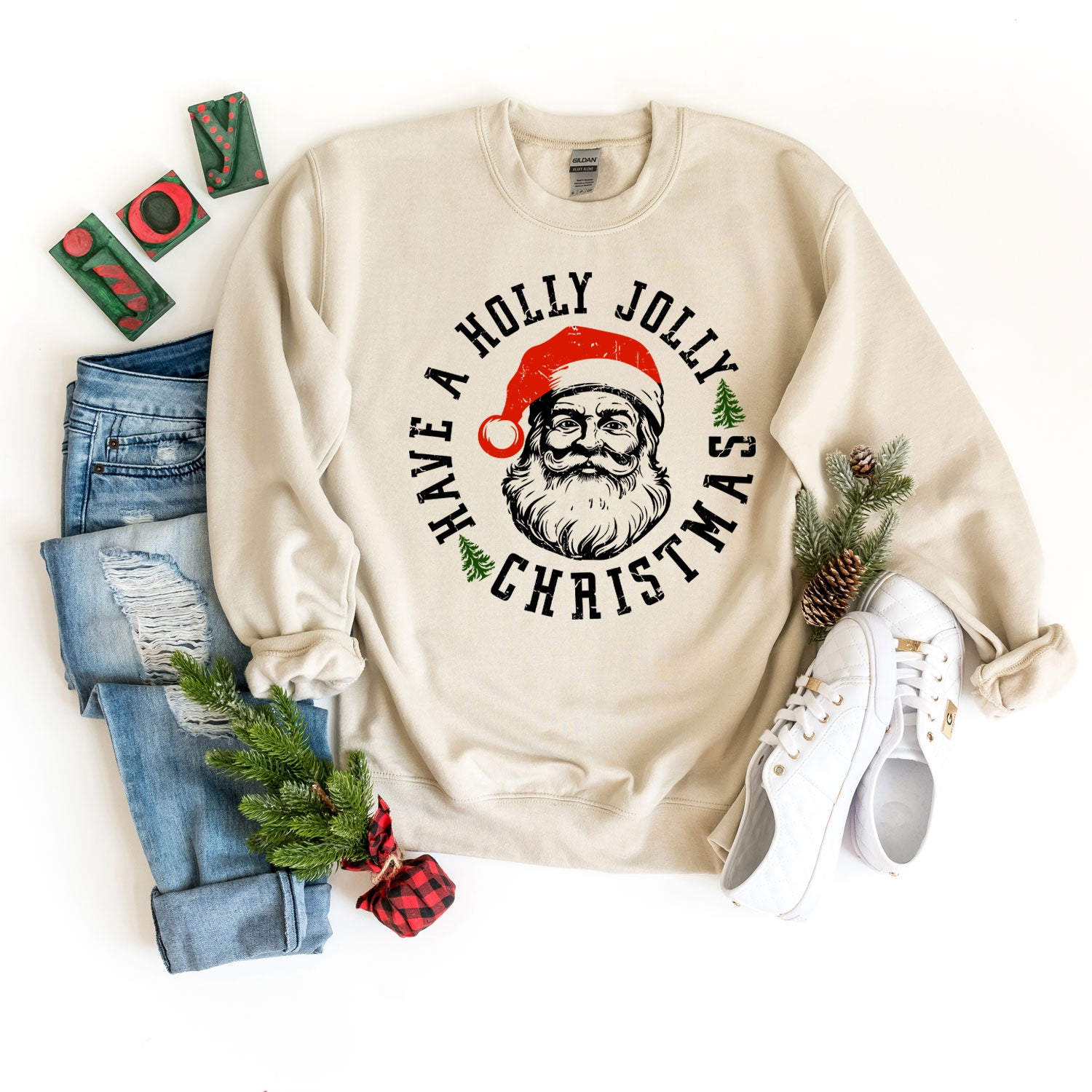 Holly Jolly Santa | Sweatshirt