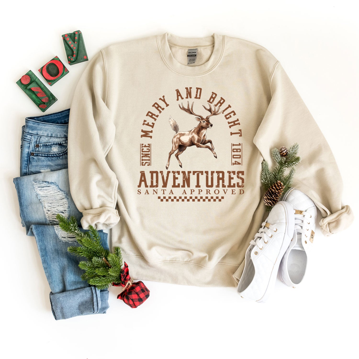 Merry and Bright Adventure | Sweatshirt