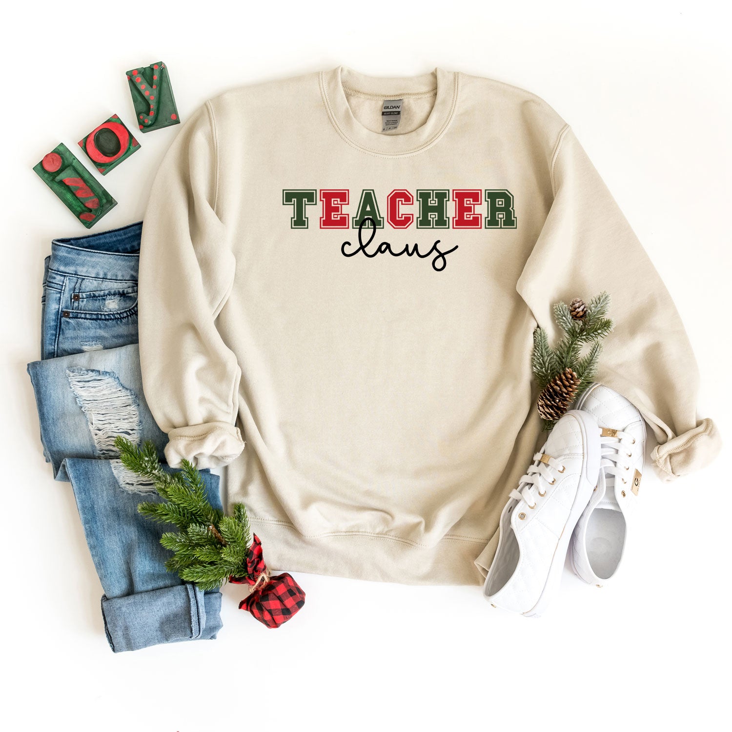Teacher Claus Bold |Sweatshirt