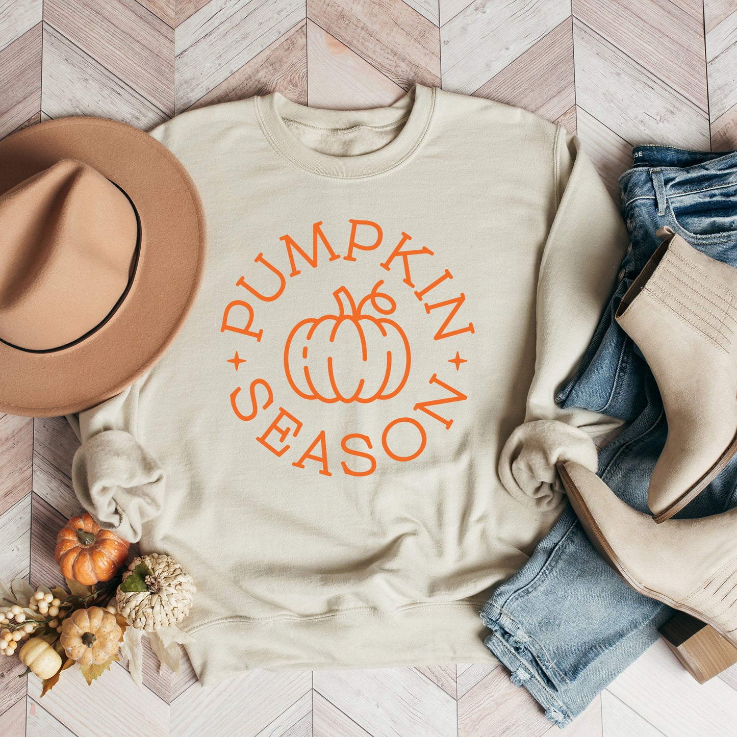 Pumpkin Season Circle | Sweatshirt