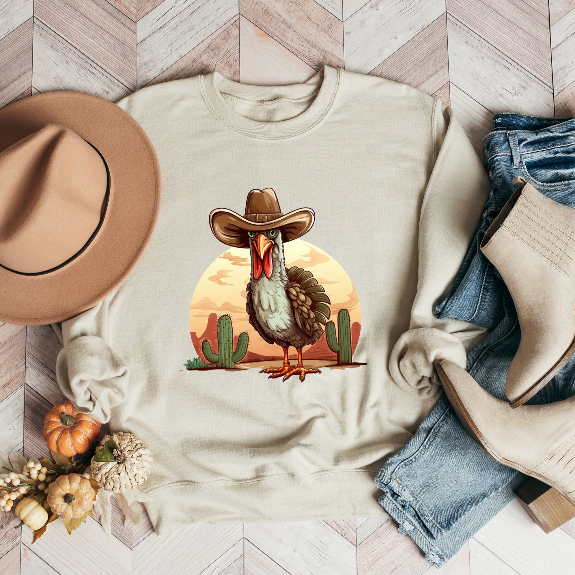 Turkey Bird Western | Sweatshirt