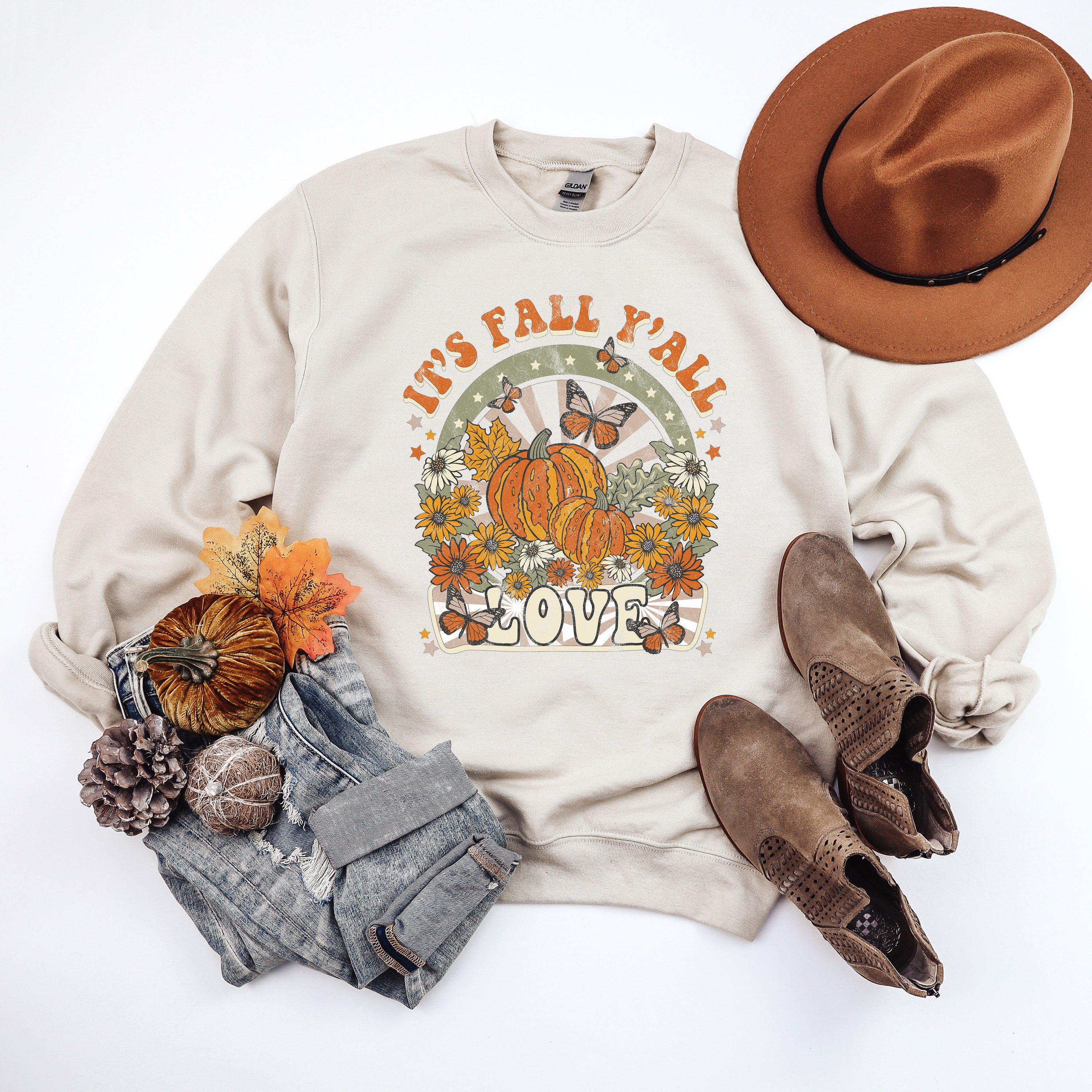 It's Fall Y'all Love | Sweatshirt