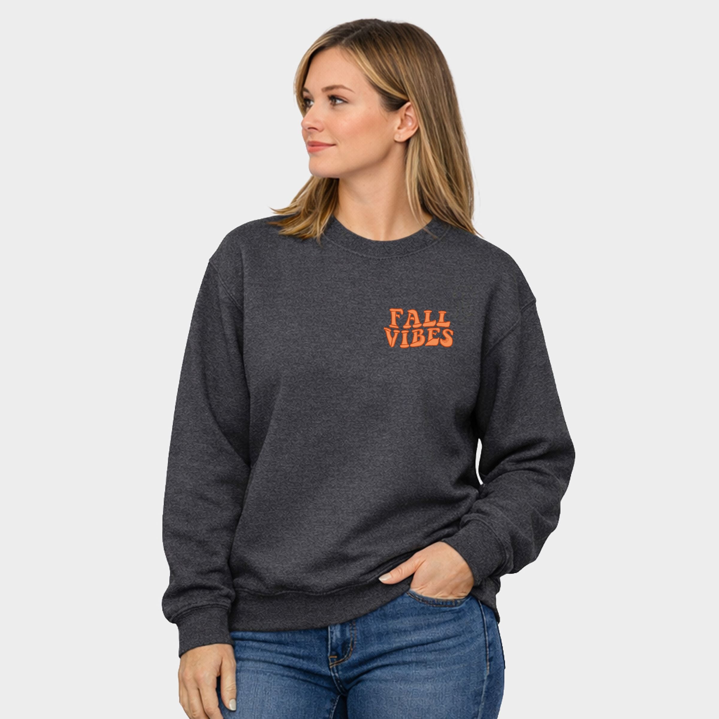 EMB1001ORA_LC-SWT Dark Heather