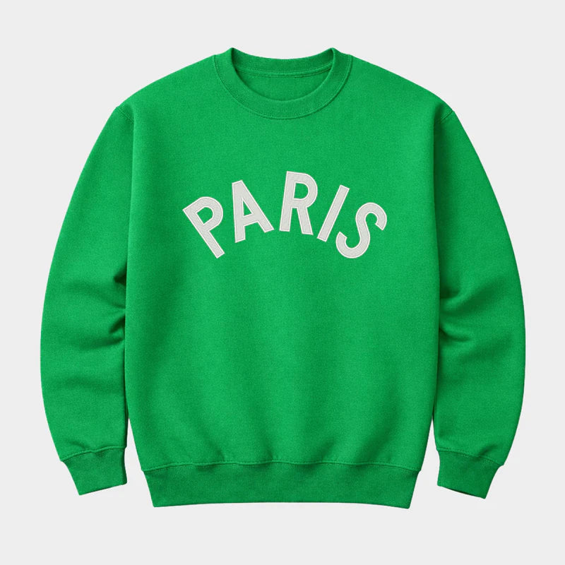 Embroidered Paris Arched - Women's Graphic Sweatshirt