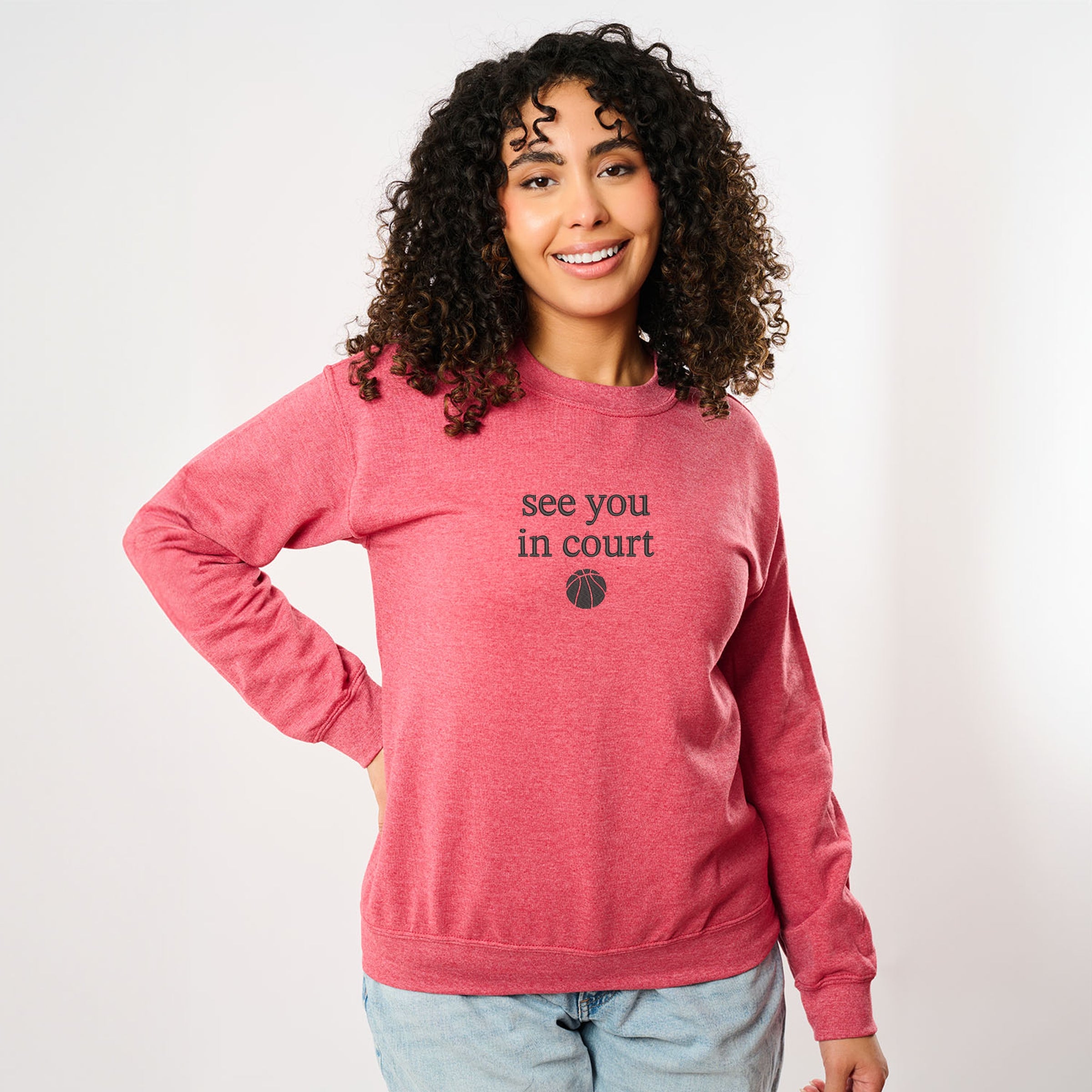 EMB1906B_CC-SWT Heather Red