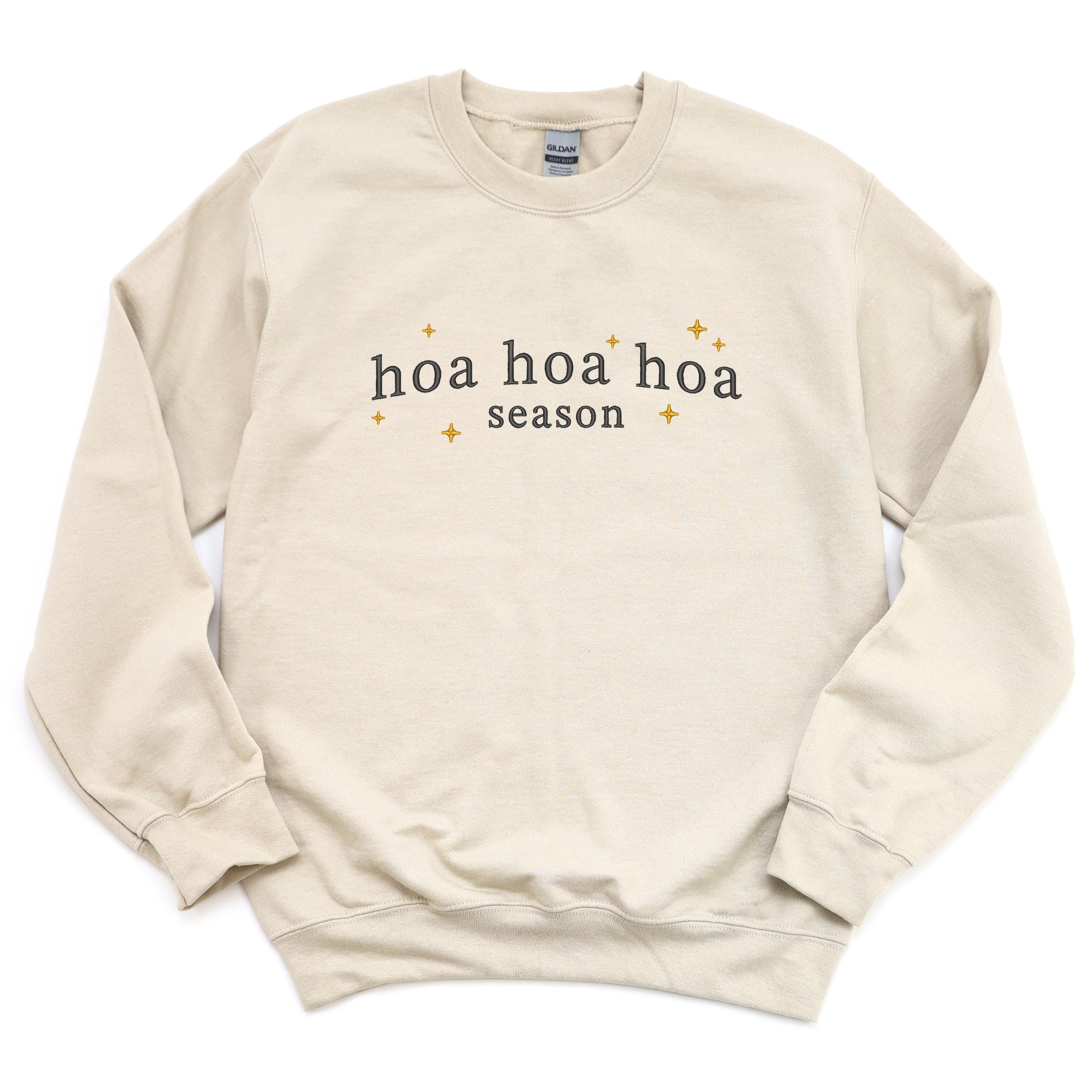 Embroidered Hoa Hoa Hoa Season - Women's Graphic Sweatshirt