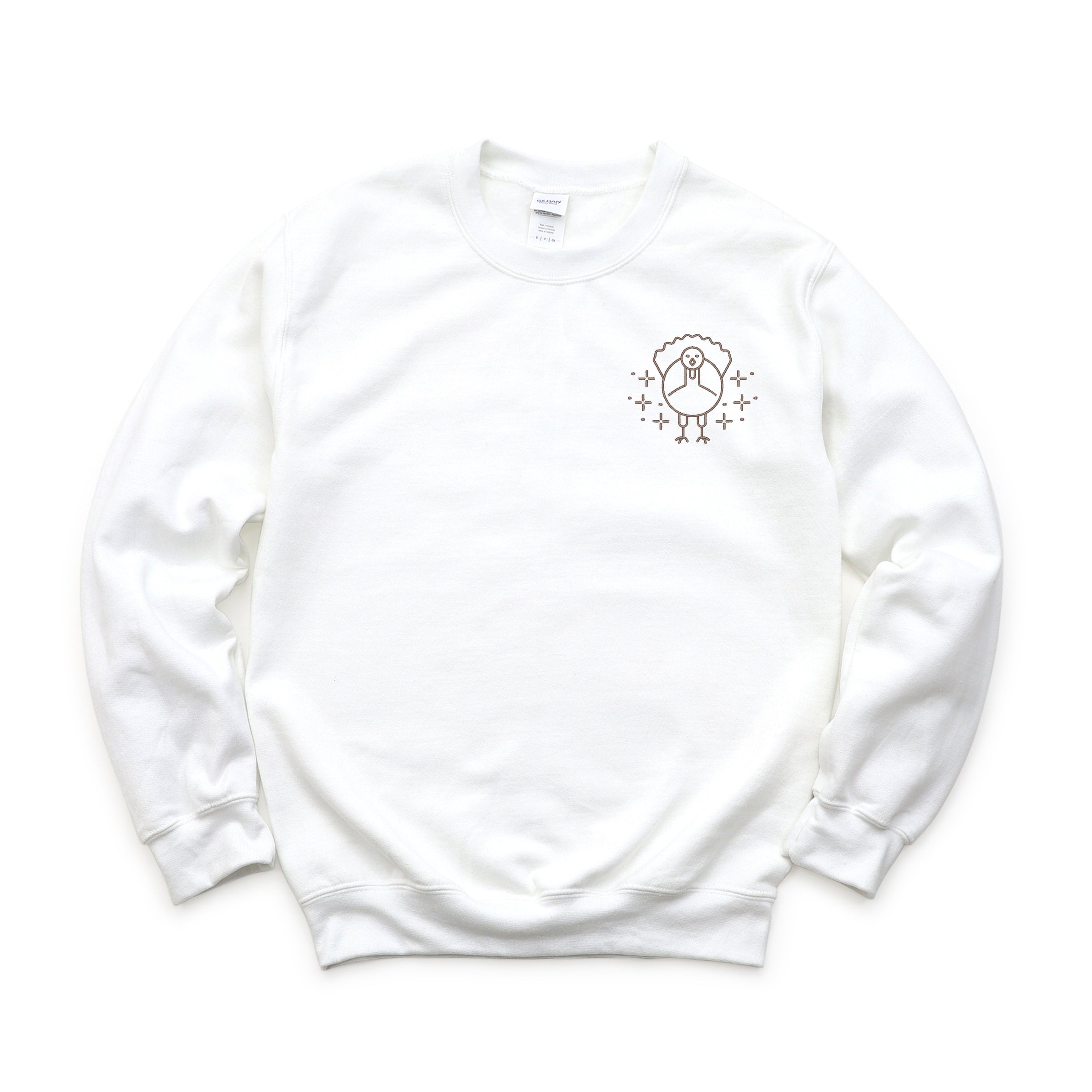 Embroidered Turkey Sparkles - Women's Sweatshirt