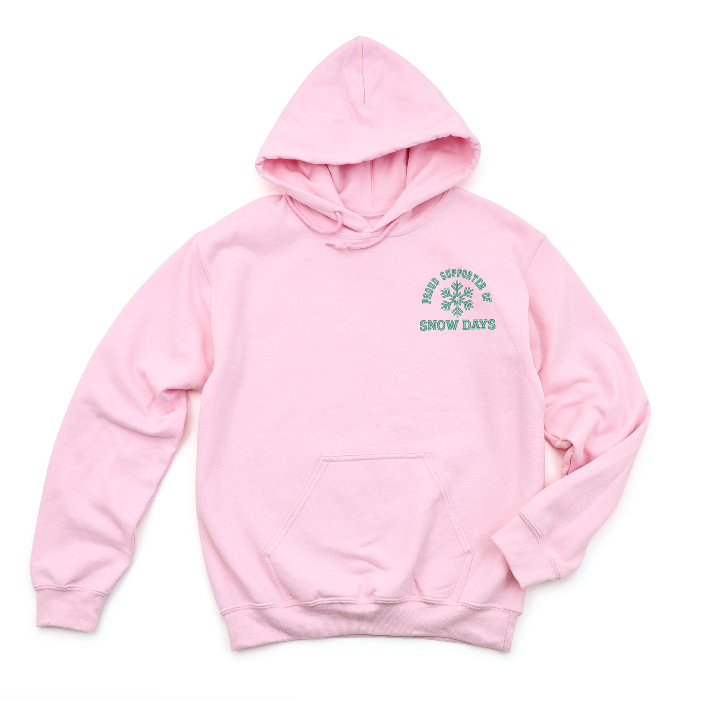 Embroidered Proud Supporter Snow Days - Women's Graphic Hoodie