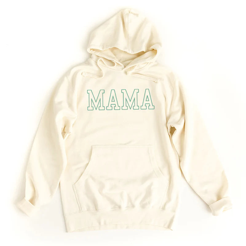 Embroidered Thin Mama Outline - Women's Graphic Hoodie
