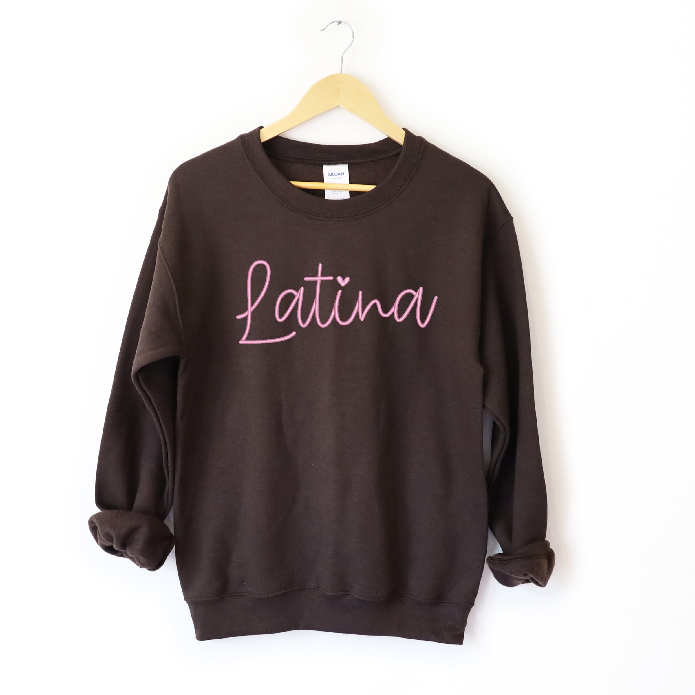 Embroidered Latina Cursive - Women's Graphic Sweatshirt