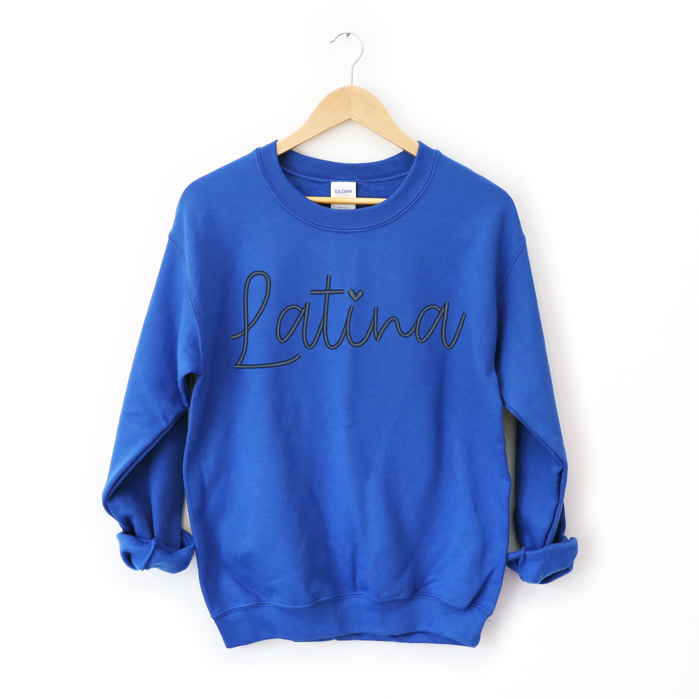 Embroidered Latina Cursive - Women's Graphic Sweatshirt
