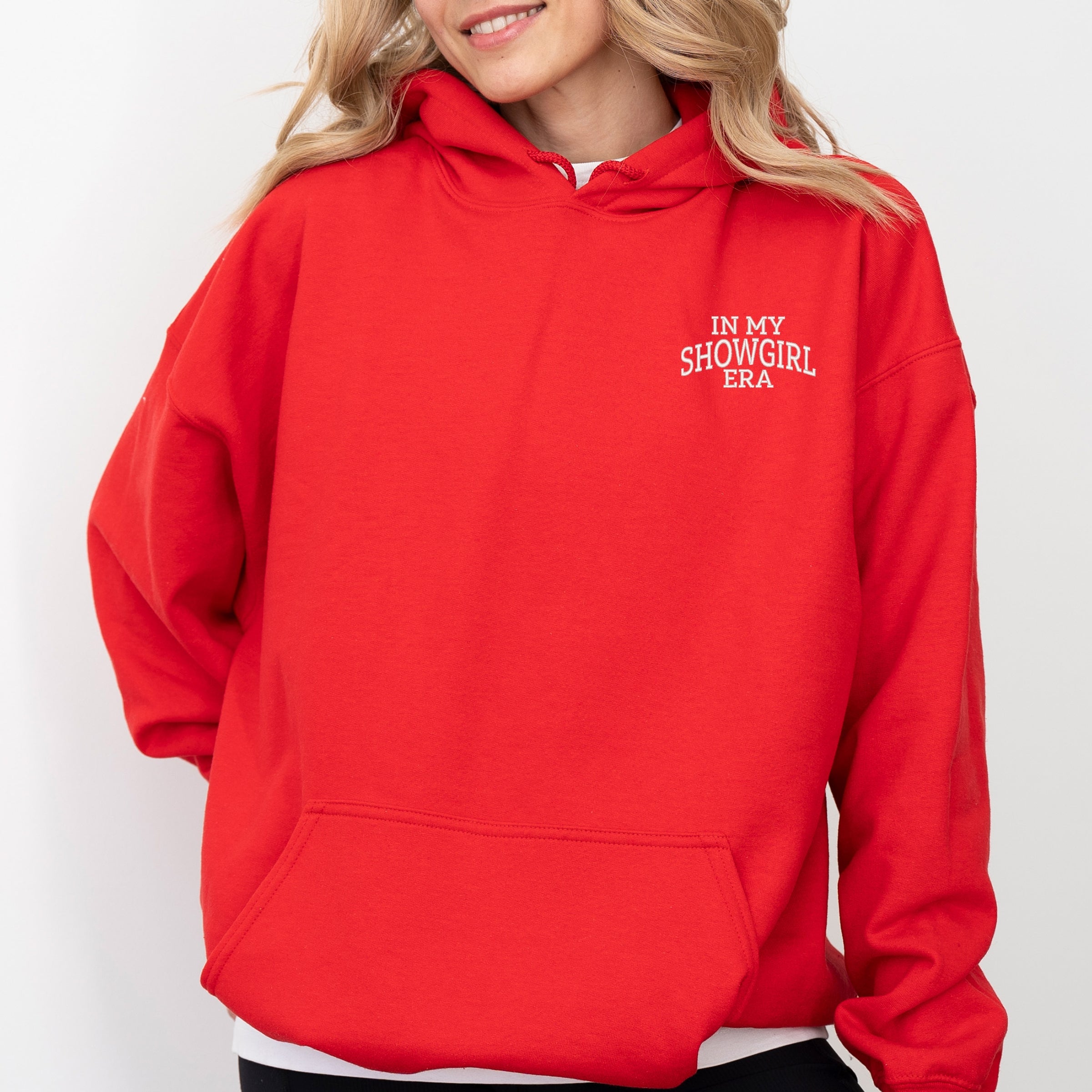 Embroidered In My Showgirl Era - Women's Graphic Hoodie