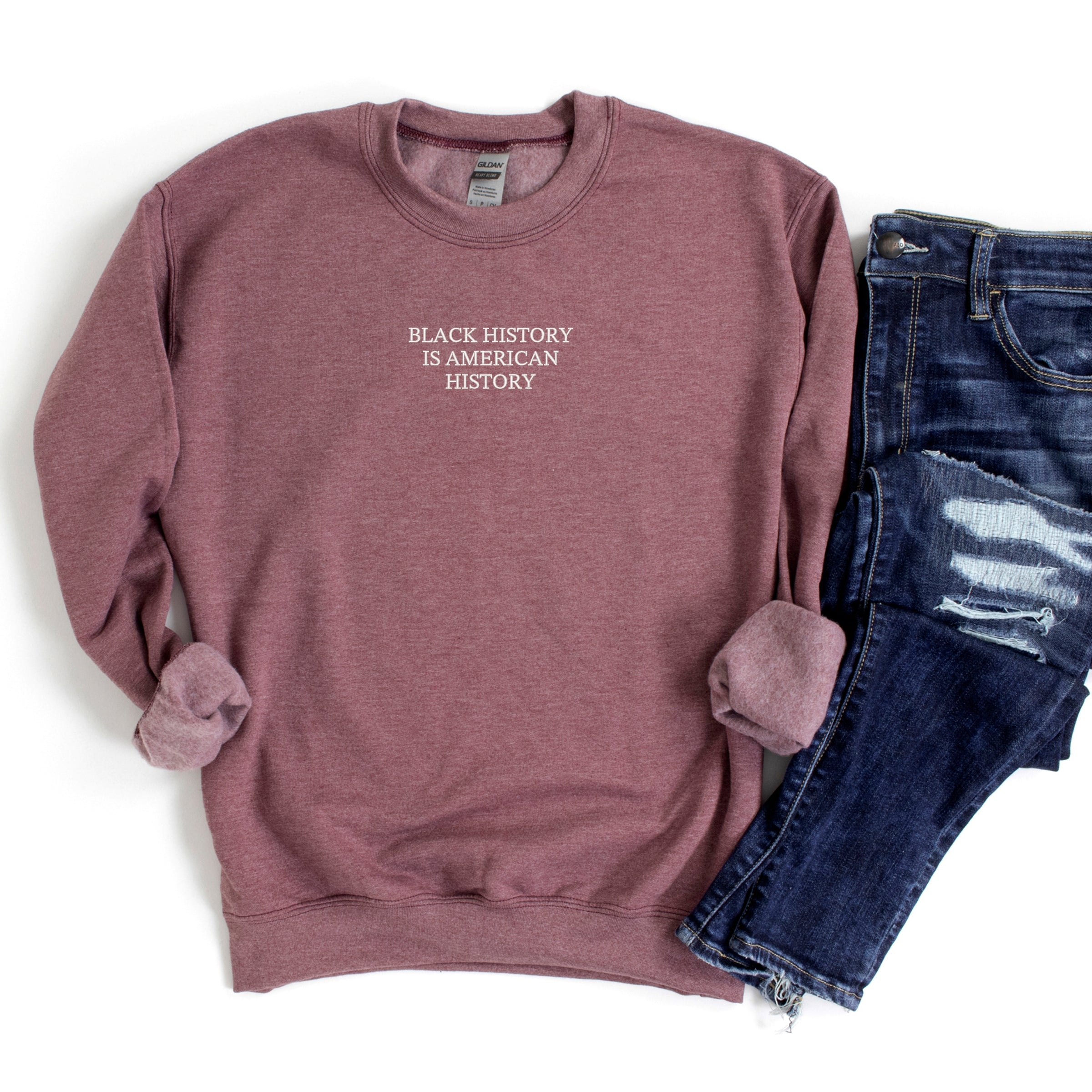 EMB3701W_CC-SWT Heather Maroon