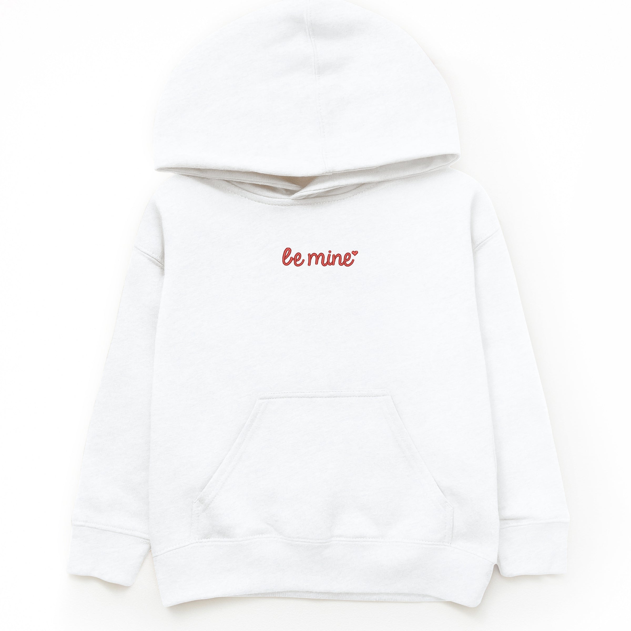 Embroidered Be Mine Heart - Youth Graphic Hoodie