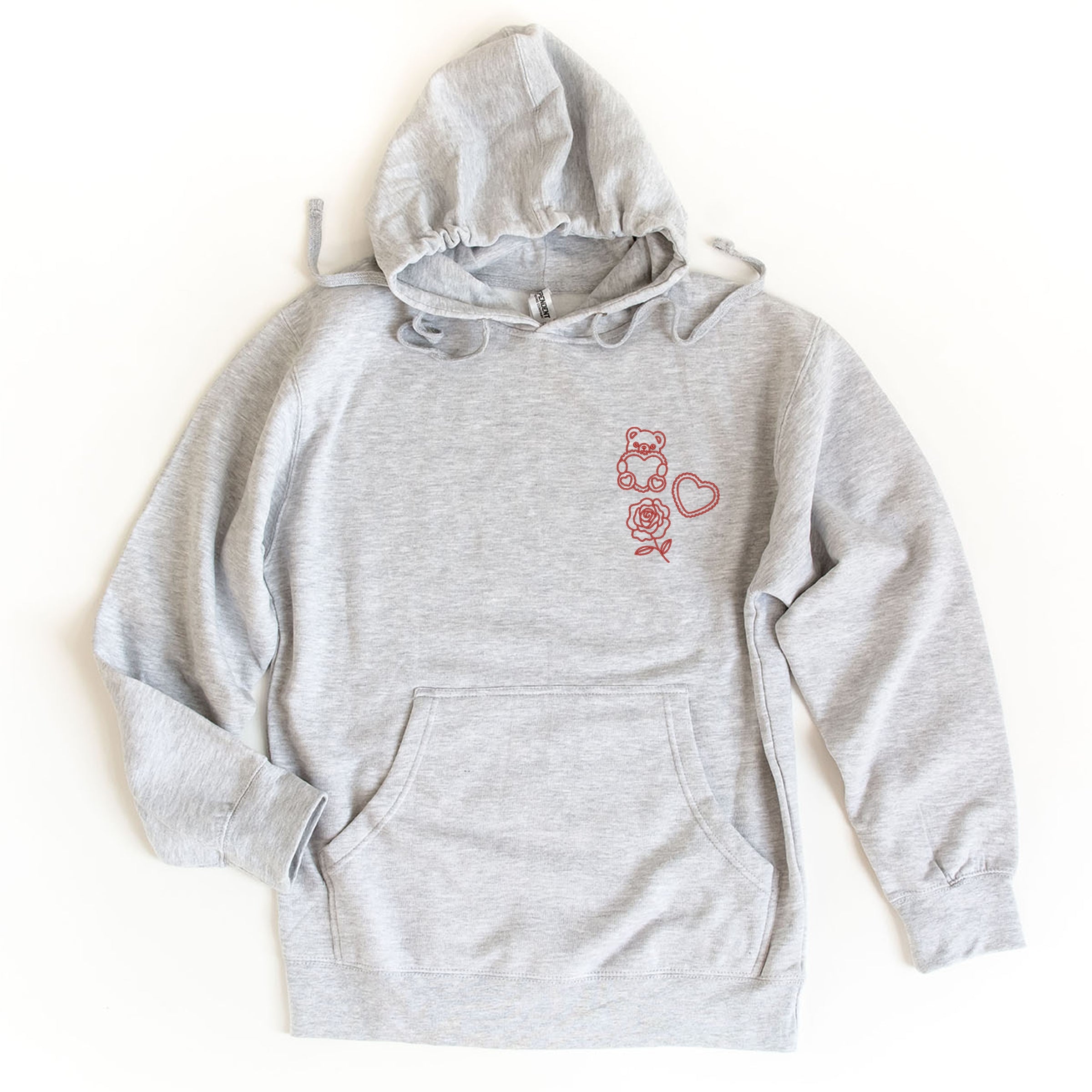 EMB515RED_LC-H Heather Grey