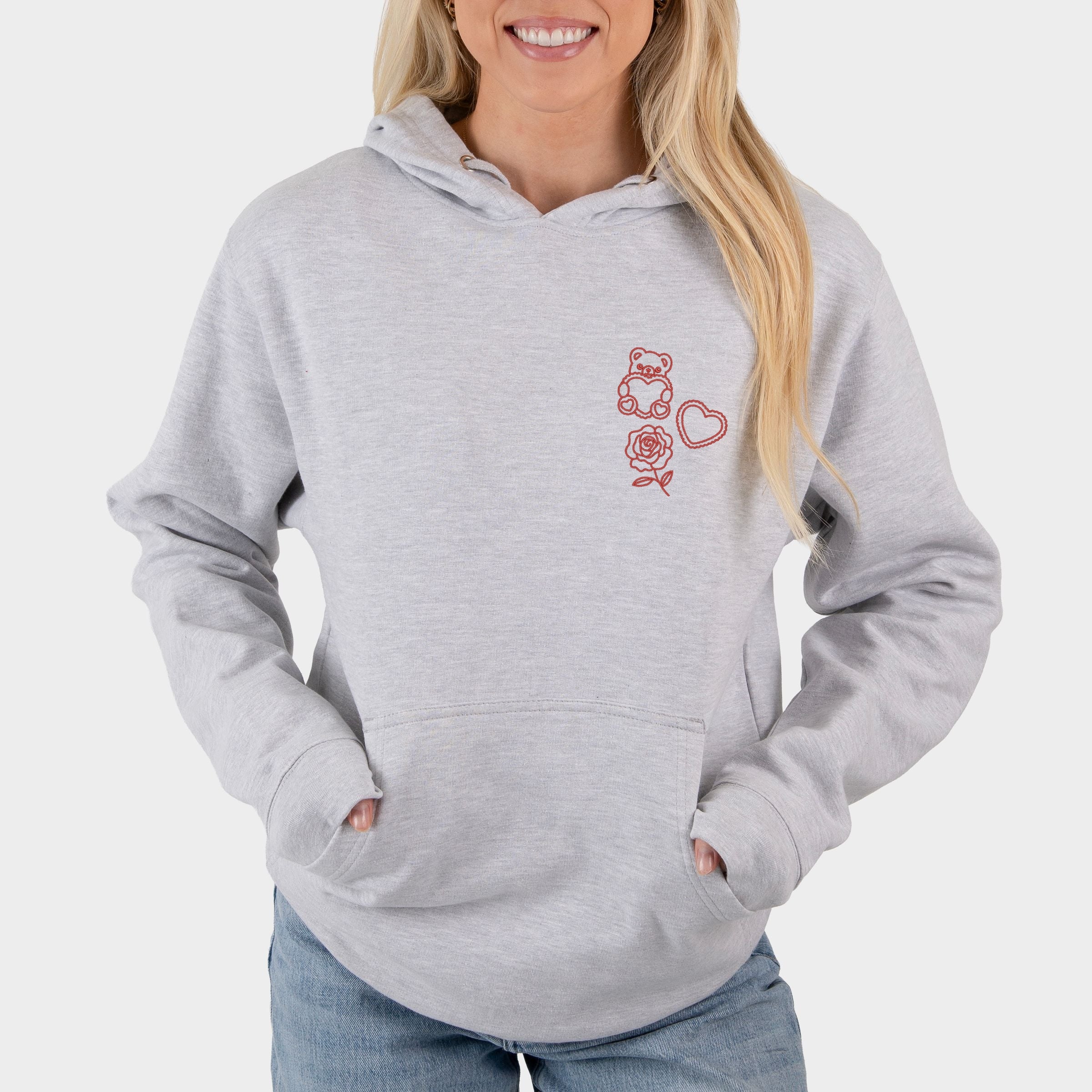 EMB515RED_LC-H Heather Grey