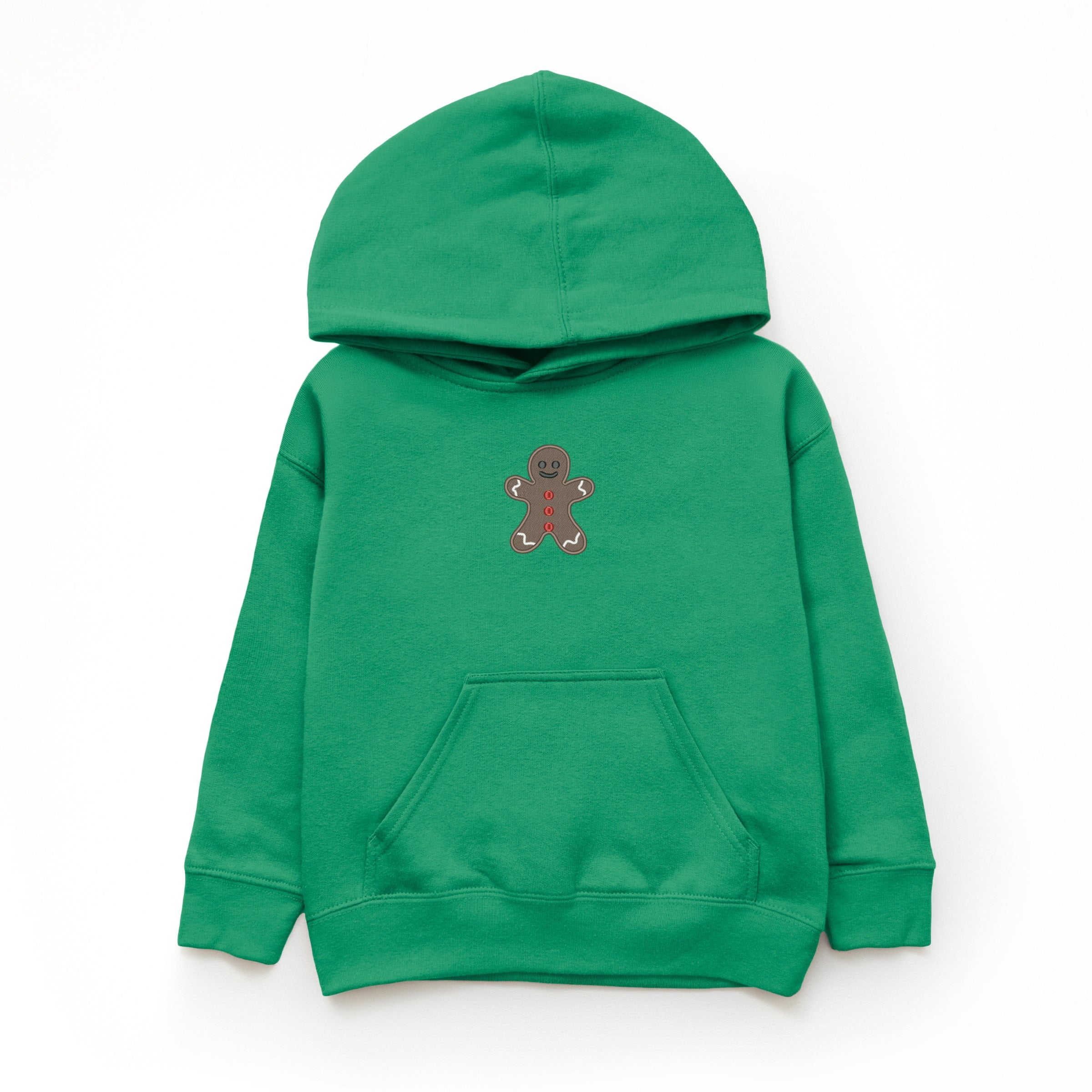 Embroidered Gingerbread Man - Youth Graphic Hoodie