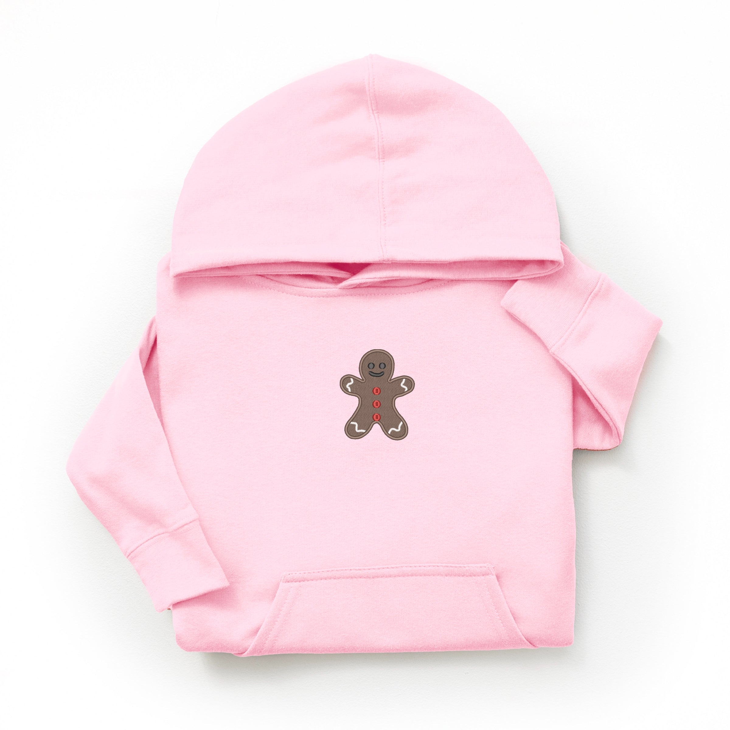 Embroidered Gingerbread Man - Youth Graphic Hoodie