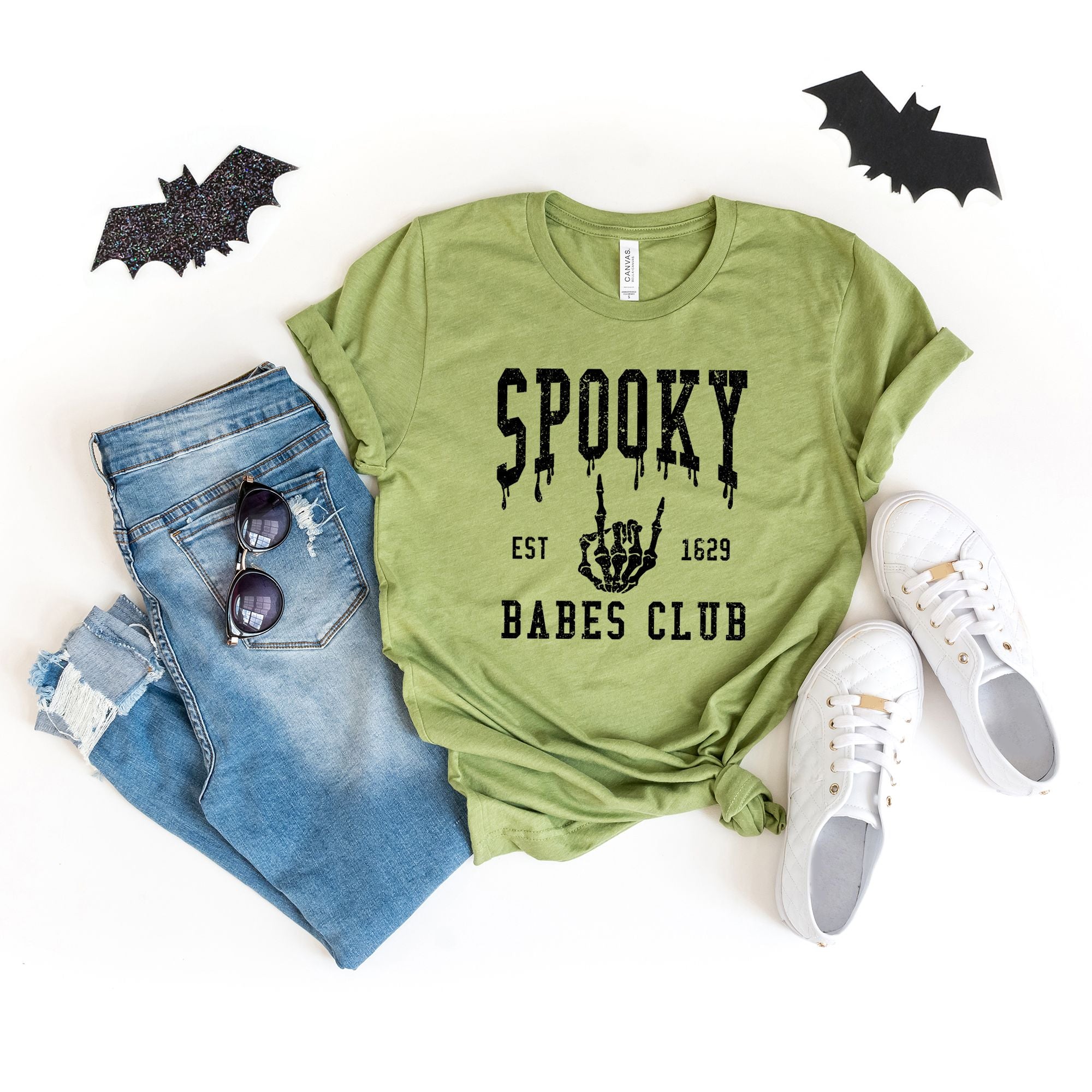 Spooky Babes Club | Short Sleeve Crew Neck