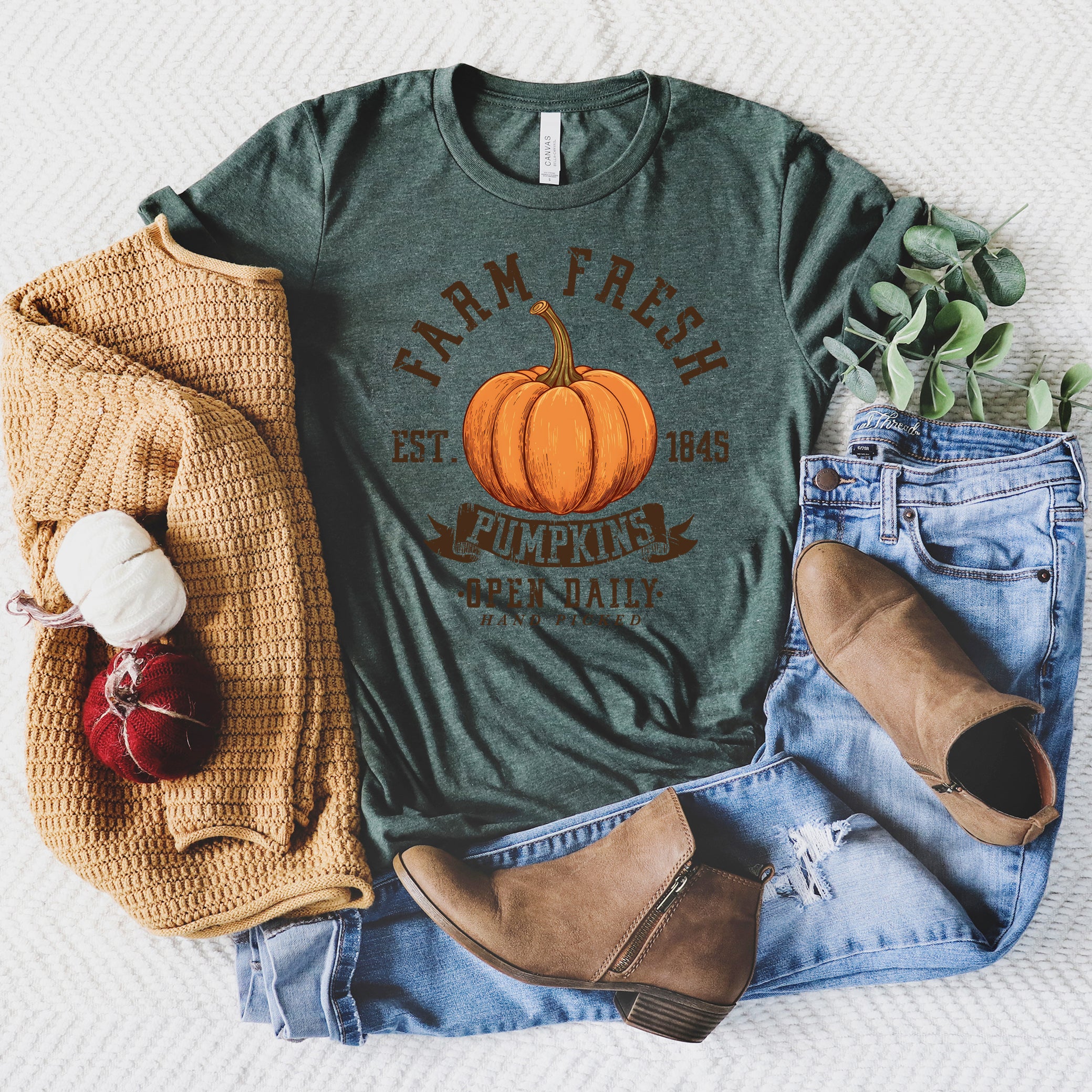 Farm Fresh Open Daily | Short Sleeve Crew Neck