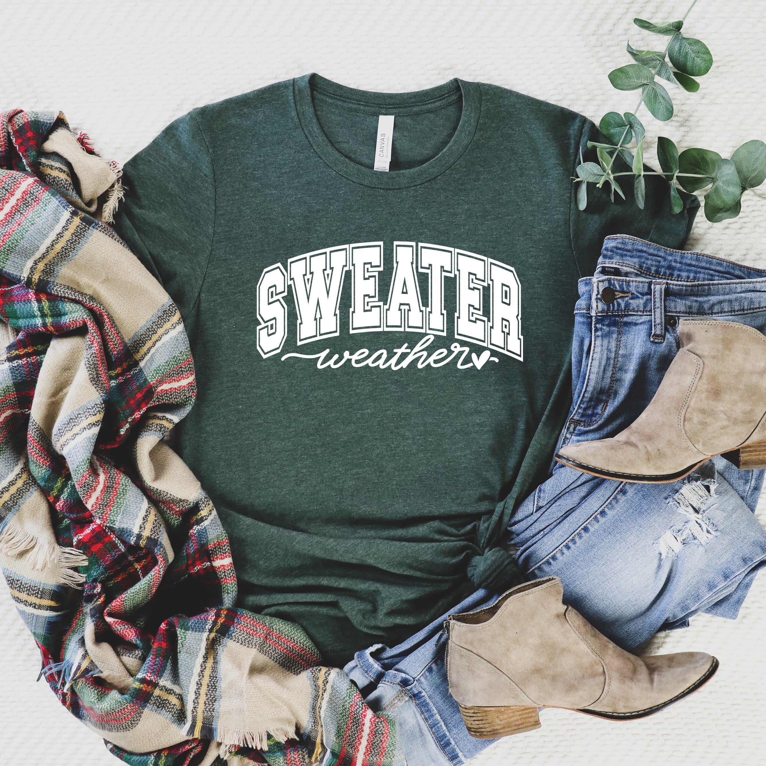 Sweater Weather Bold | Short Sleeve Crew Neck