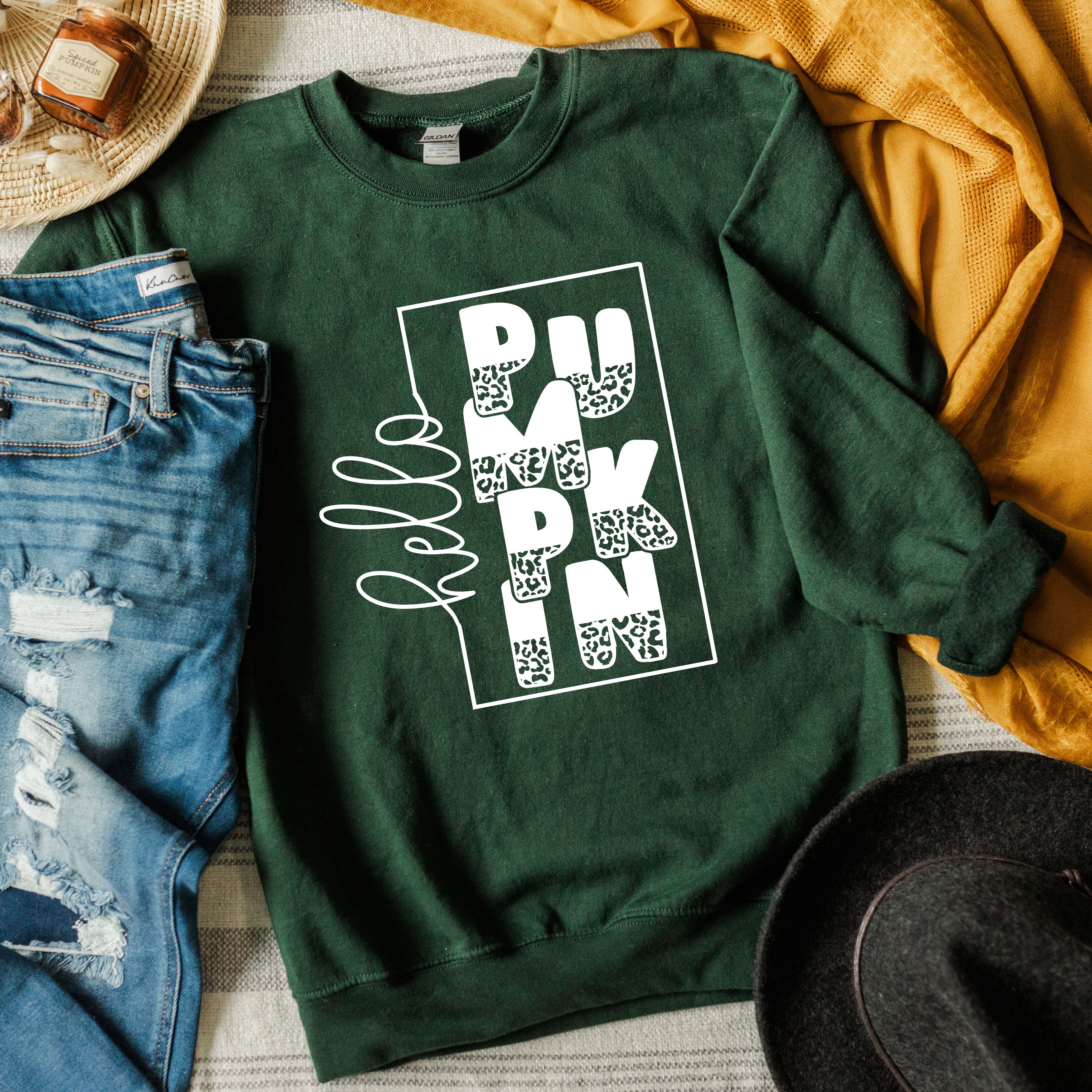 Hello Pumpkin Square | Sweatshirt