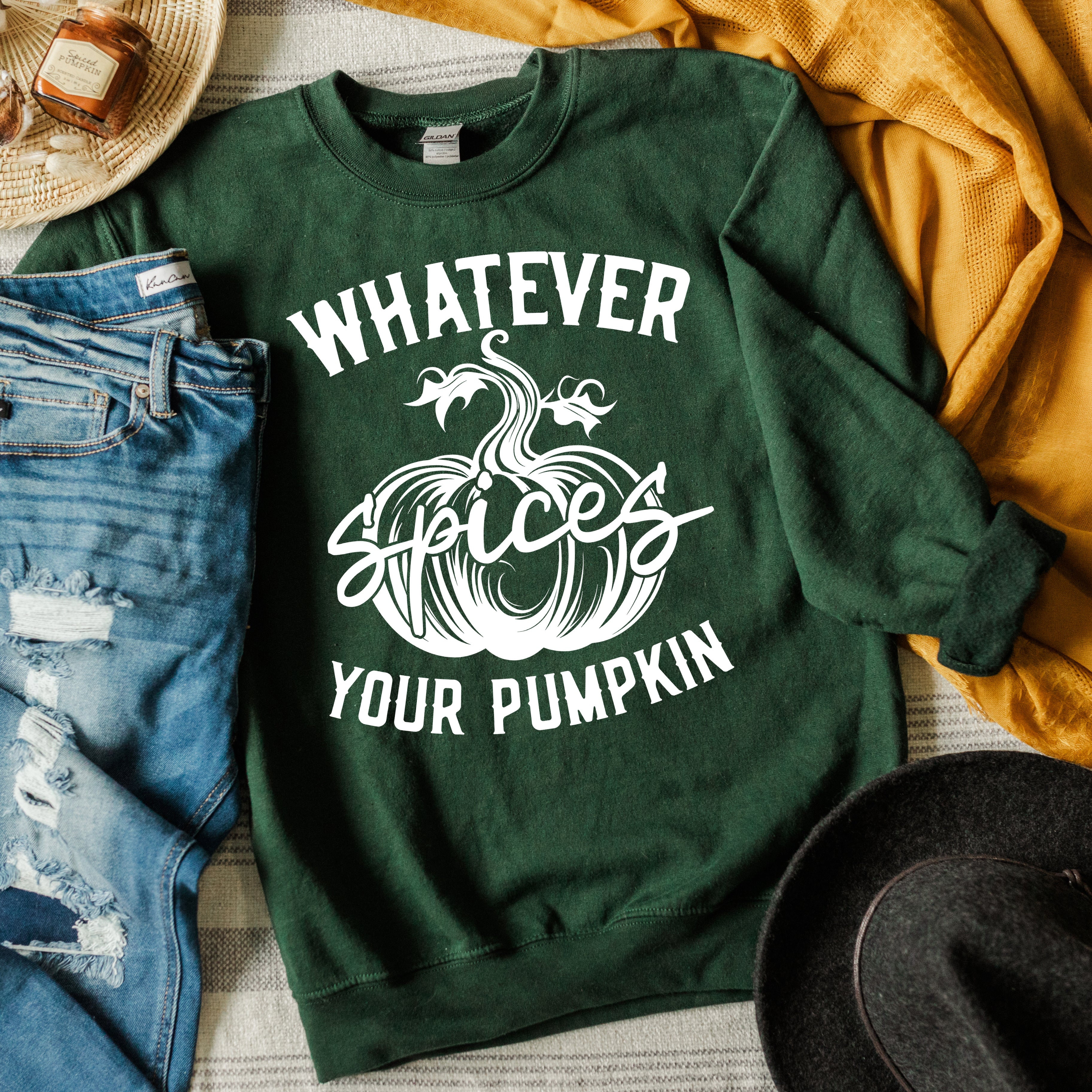 Retro Whatever Spices Your Pumpkin | Sweatshirt