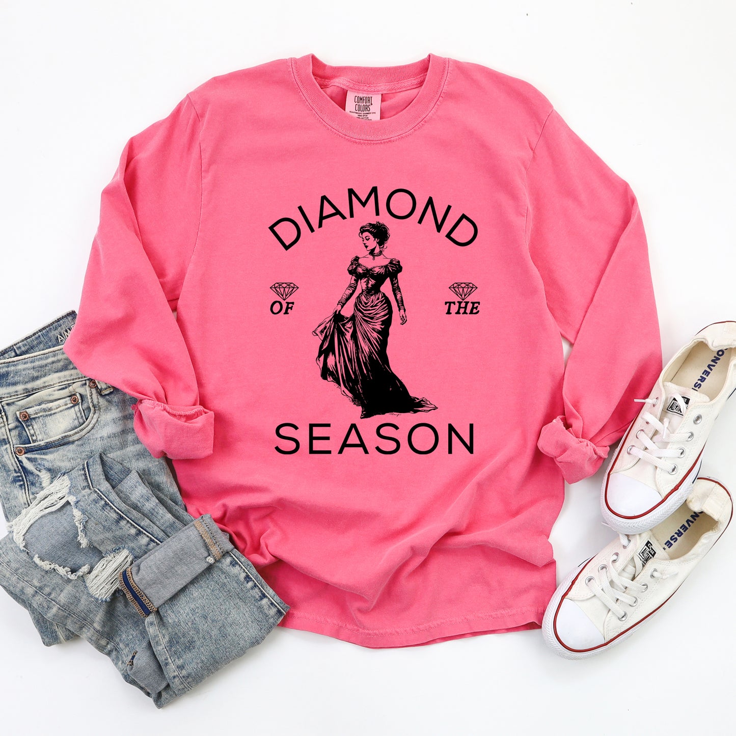 Diamond Season | Garment Dyed Long Sleeve