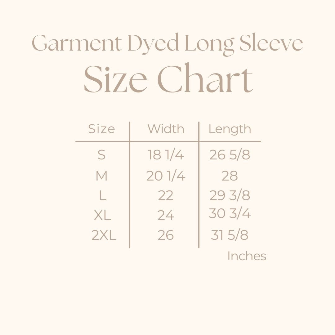 St. Patrick's Chart | Garment Dyed Long Sleeve
