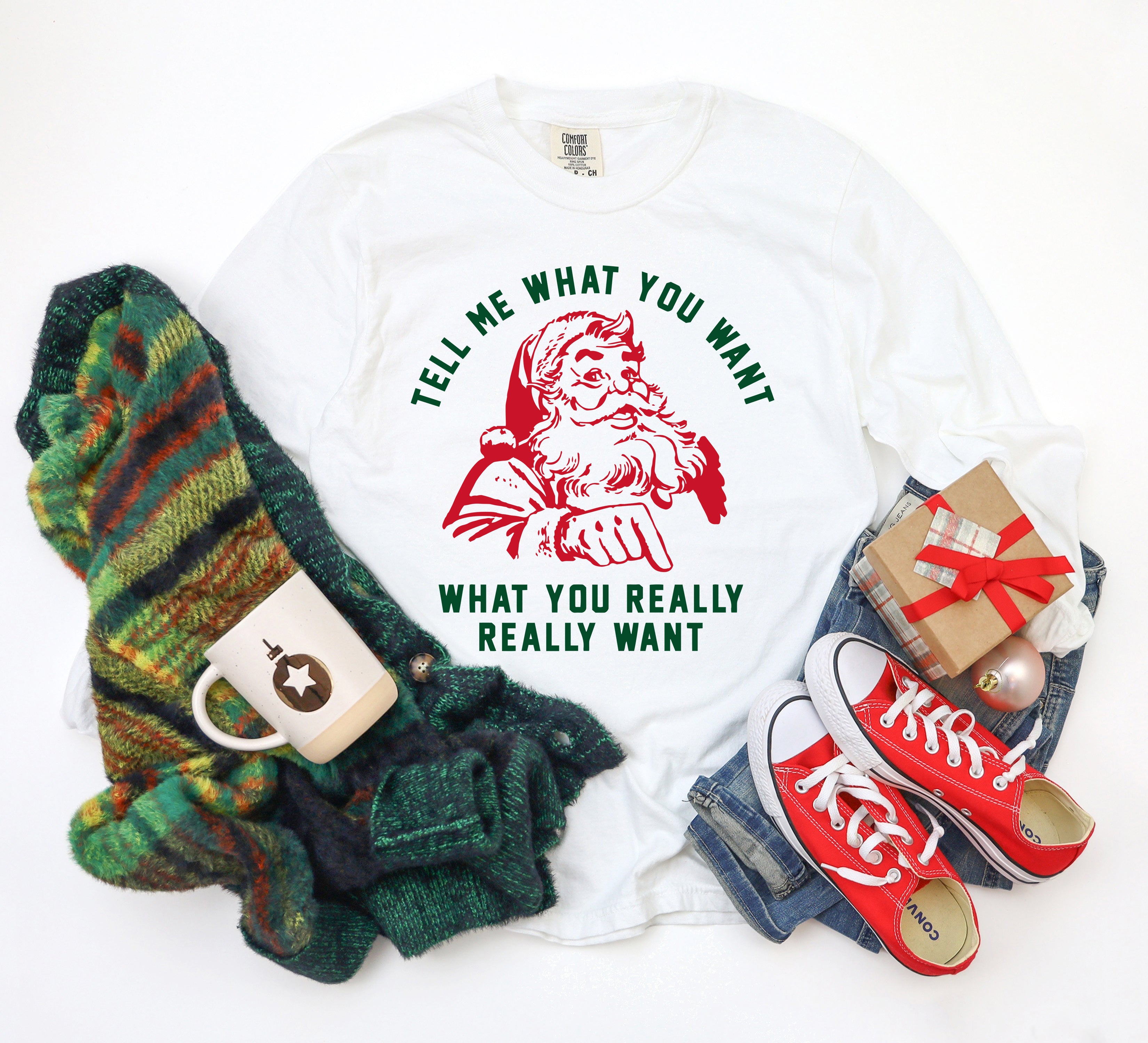 Tell Me What You Want | Garment Dyed Long Sleeve