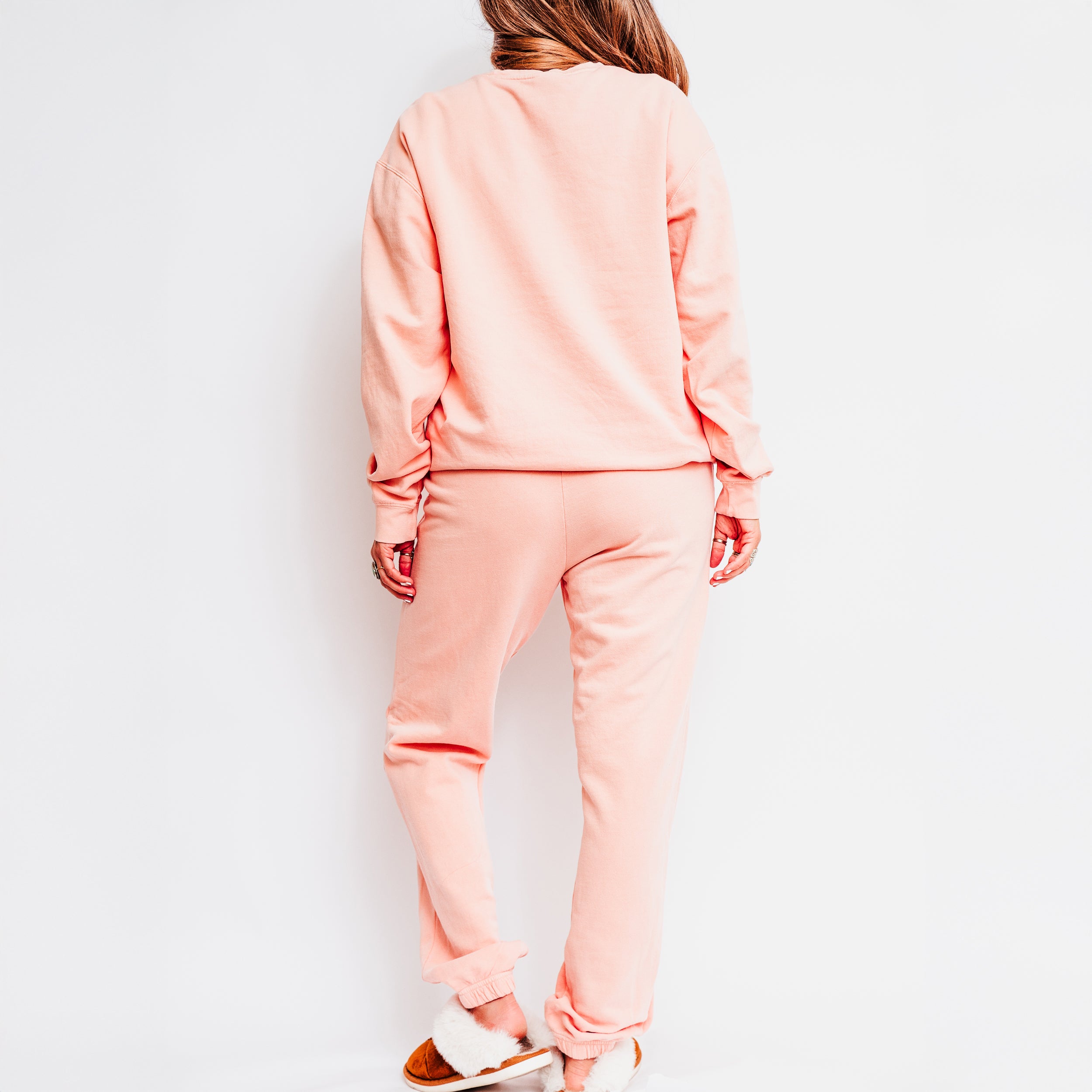 Cozy Vibes | Lightweight Garment Dyed Sweatshirt Set