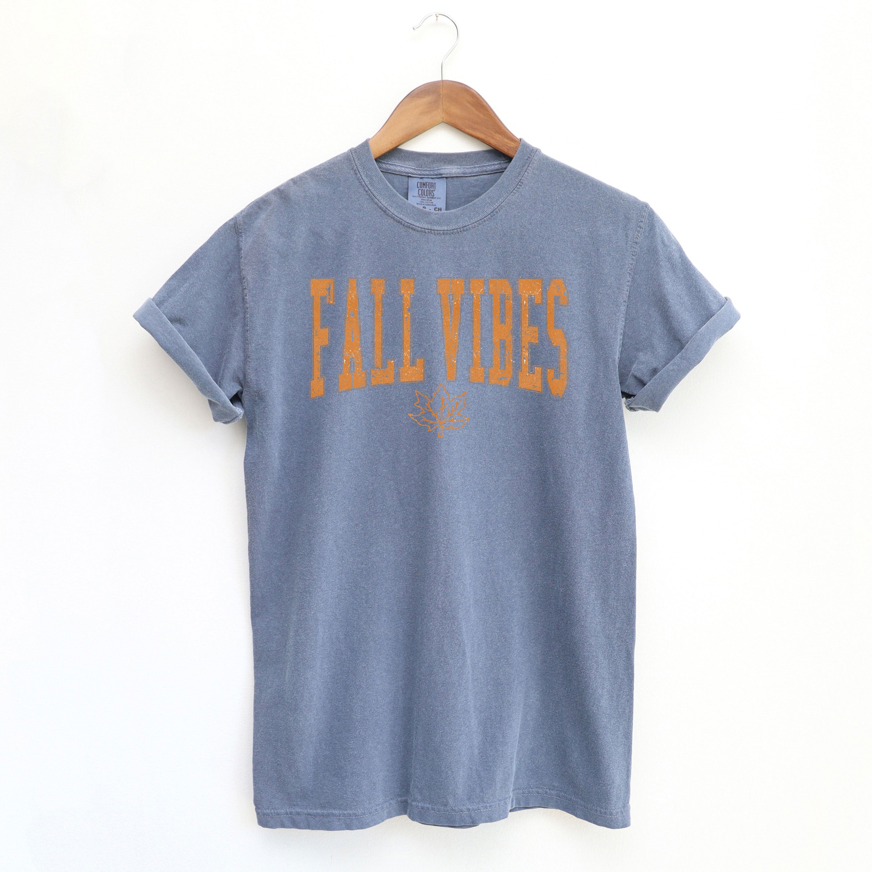 Fall Vibes Leaf | Garment Dyed Tee