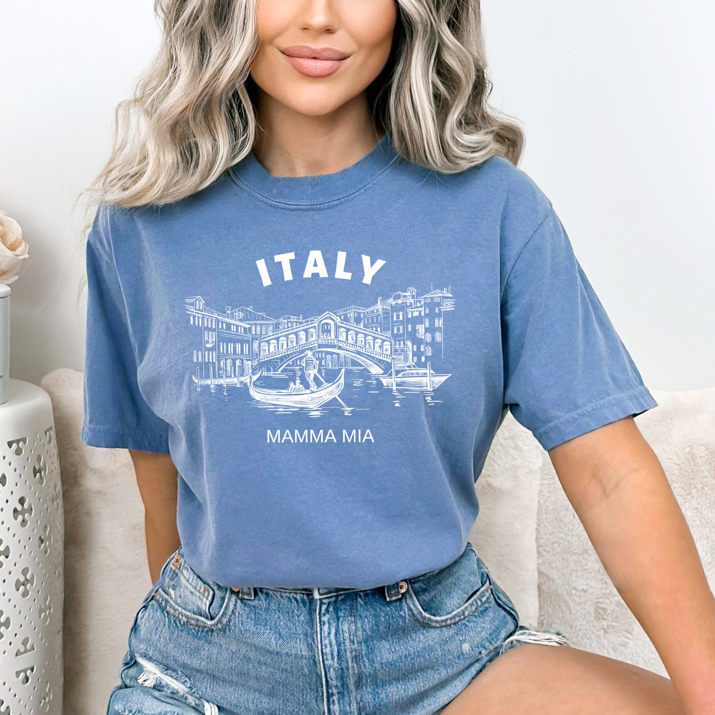 Italy Canal | Garment Dyed Tee