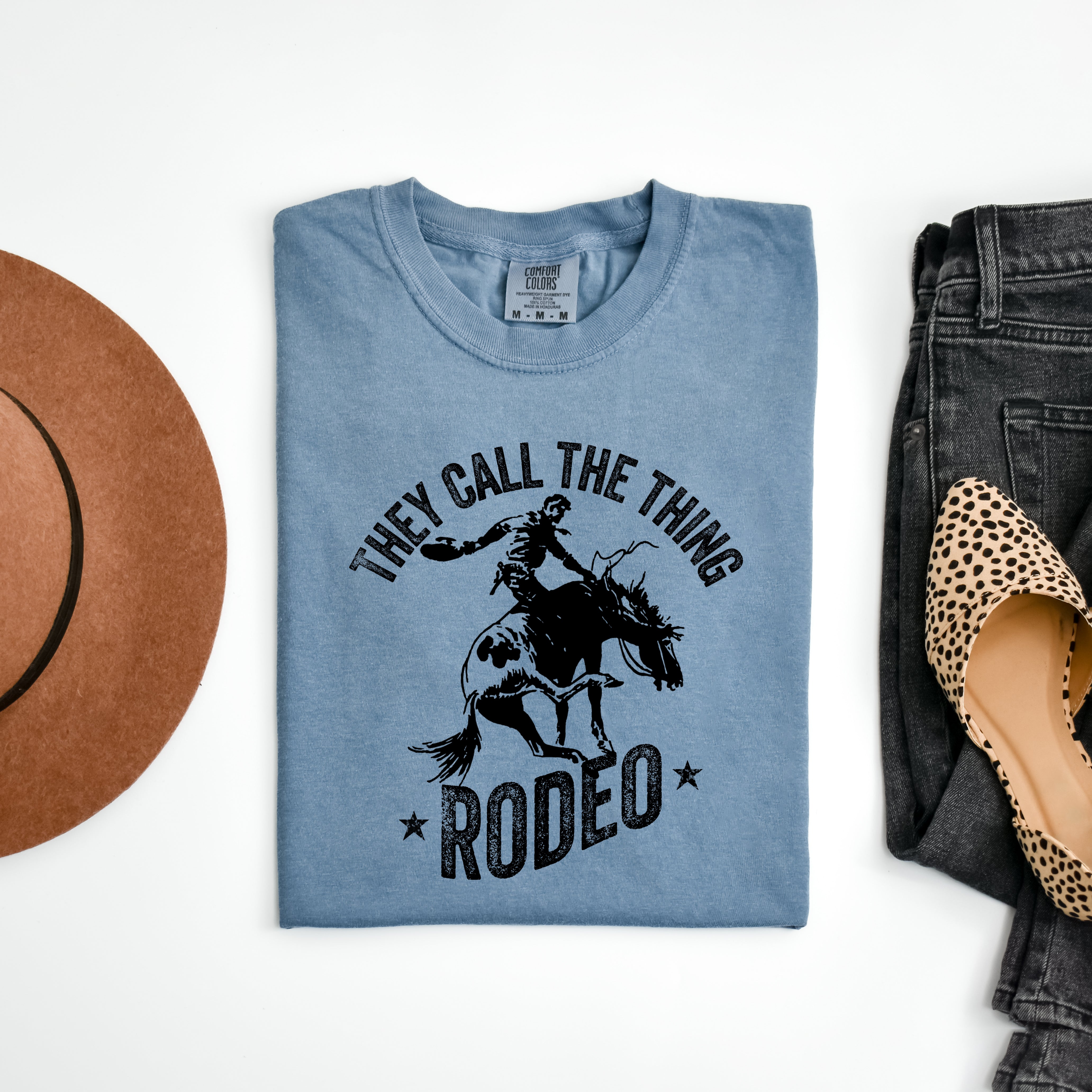 Call The Thing Rodeo Stars | Garment Dyed Tee