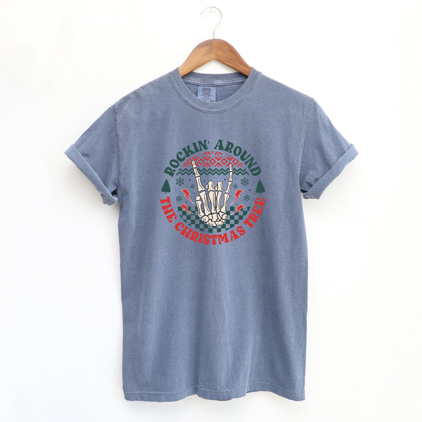 Rockin' Around Hand | Garment Dyed Tee
