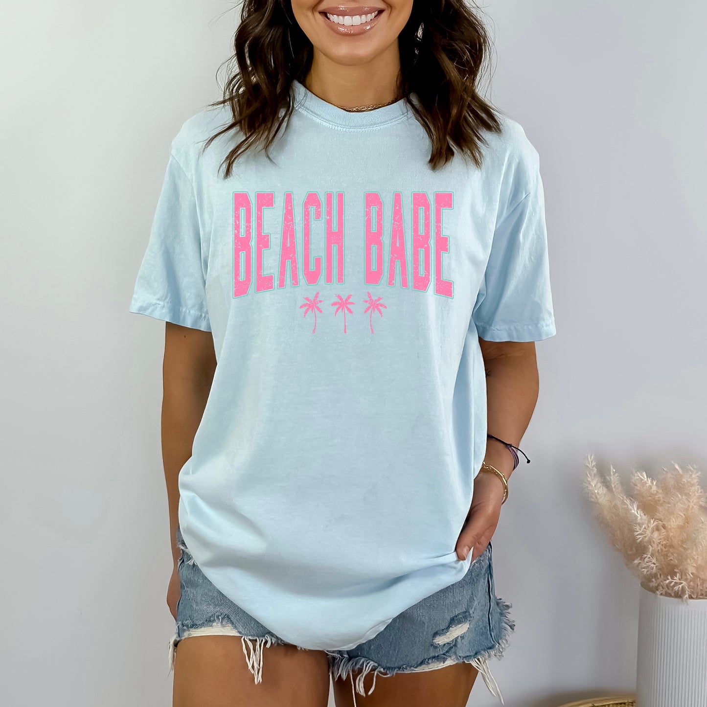 Beach Babe Trees | Garment Dyed Short Sleeve Tee