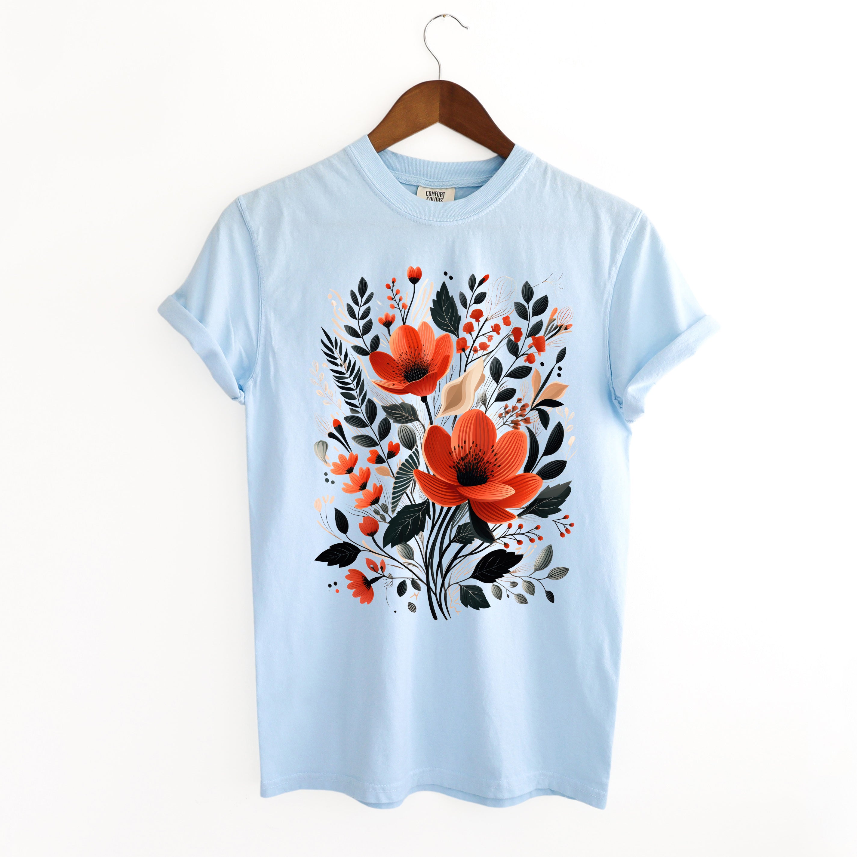 Rustic Flowers | Garment Dyed Tee