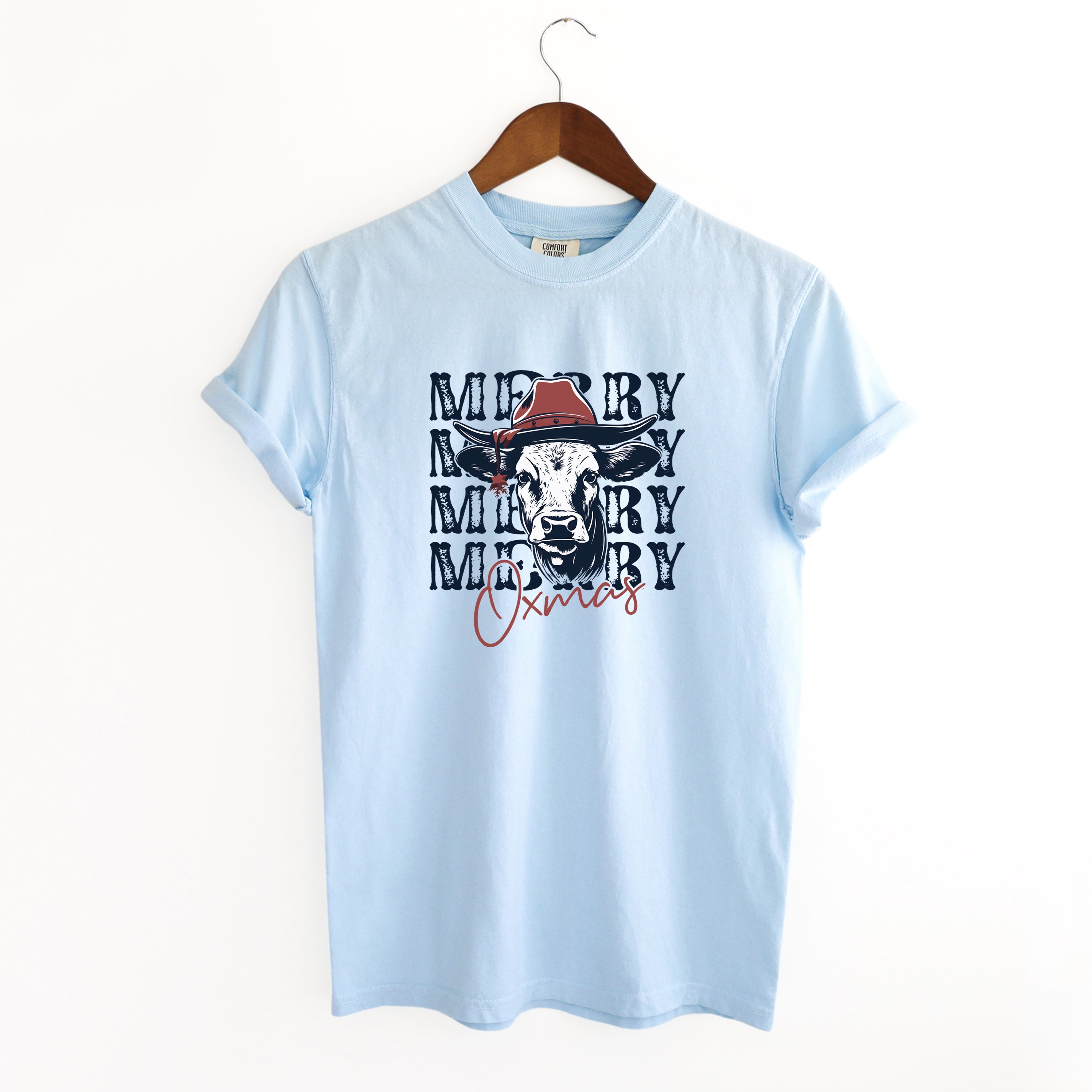 Merry Oxmas | Garment Dyed Tee